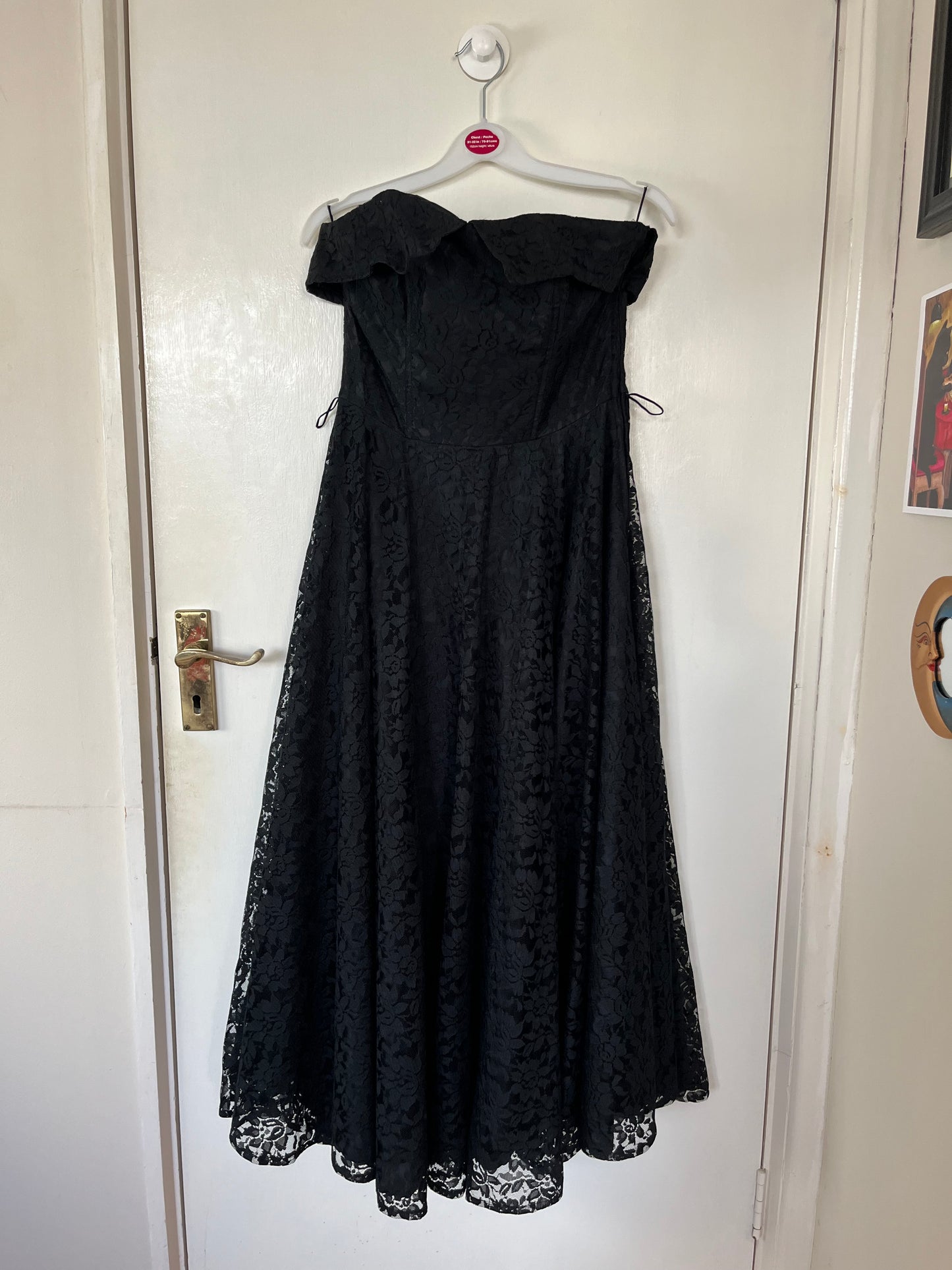 Black Lace Dress UK 8
