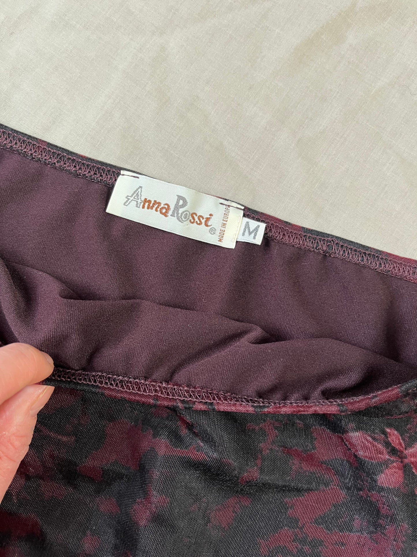 Floral Mesh Skirt UK 10-14