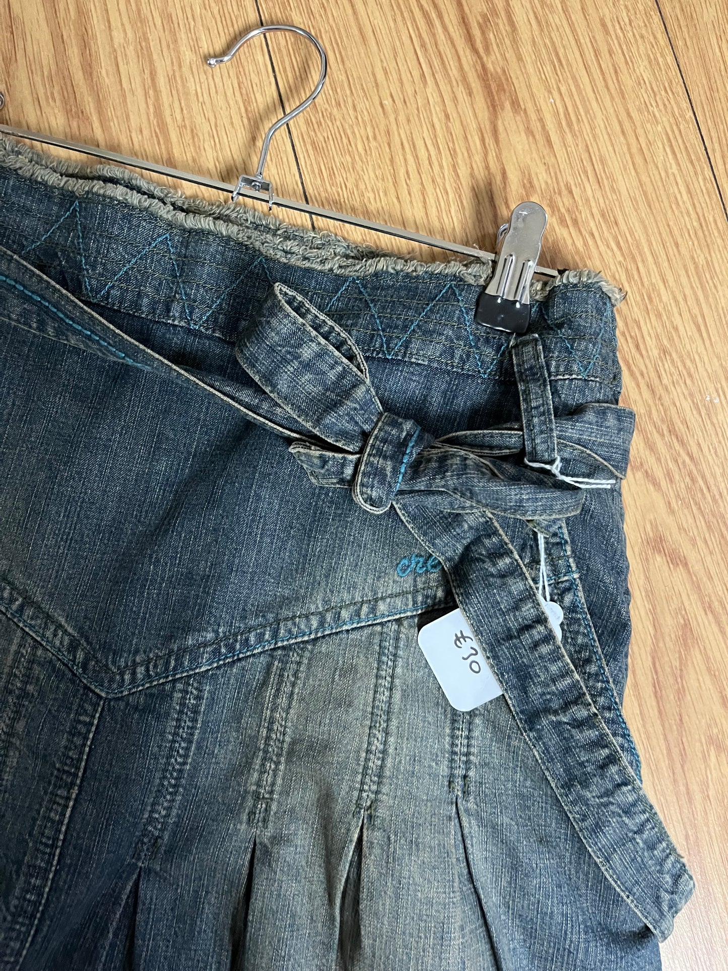 Denim Midi Skirt UK 10