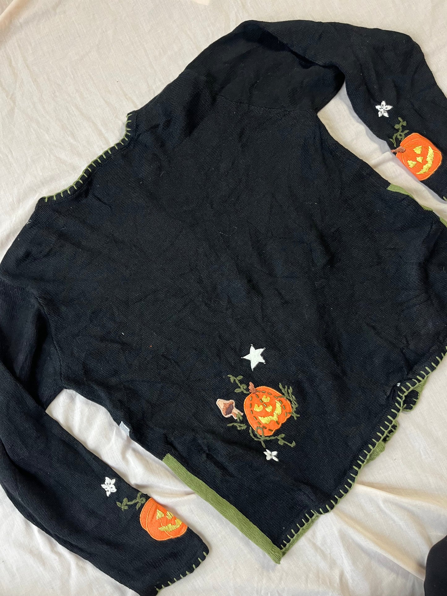Witching Hour 1990s Halloween Cardigan L/XL