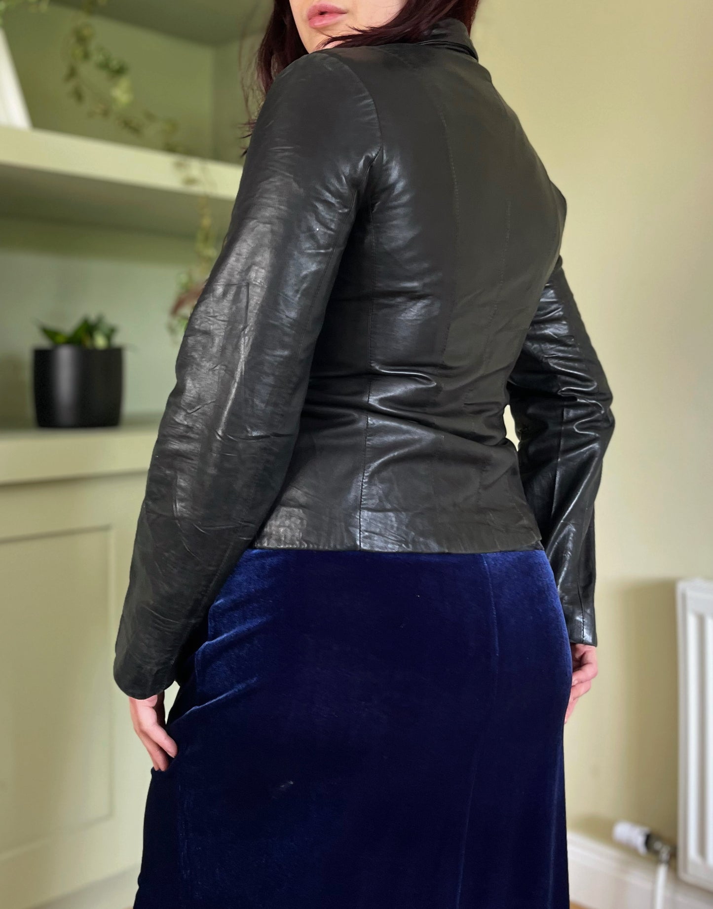 Nina Leather Jacket UK 10-12