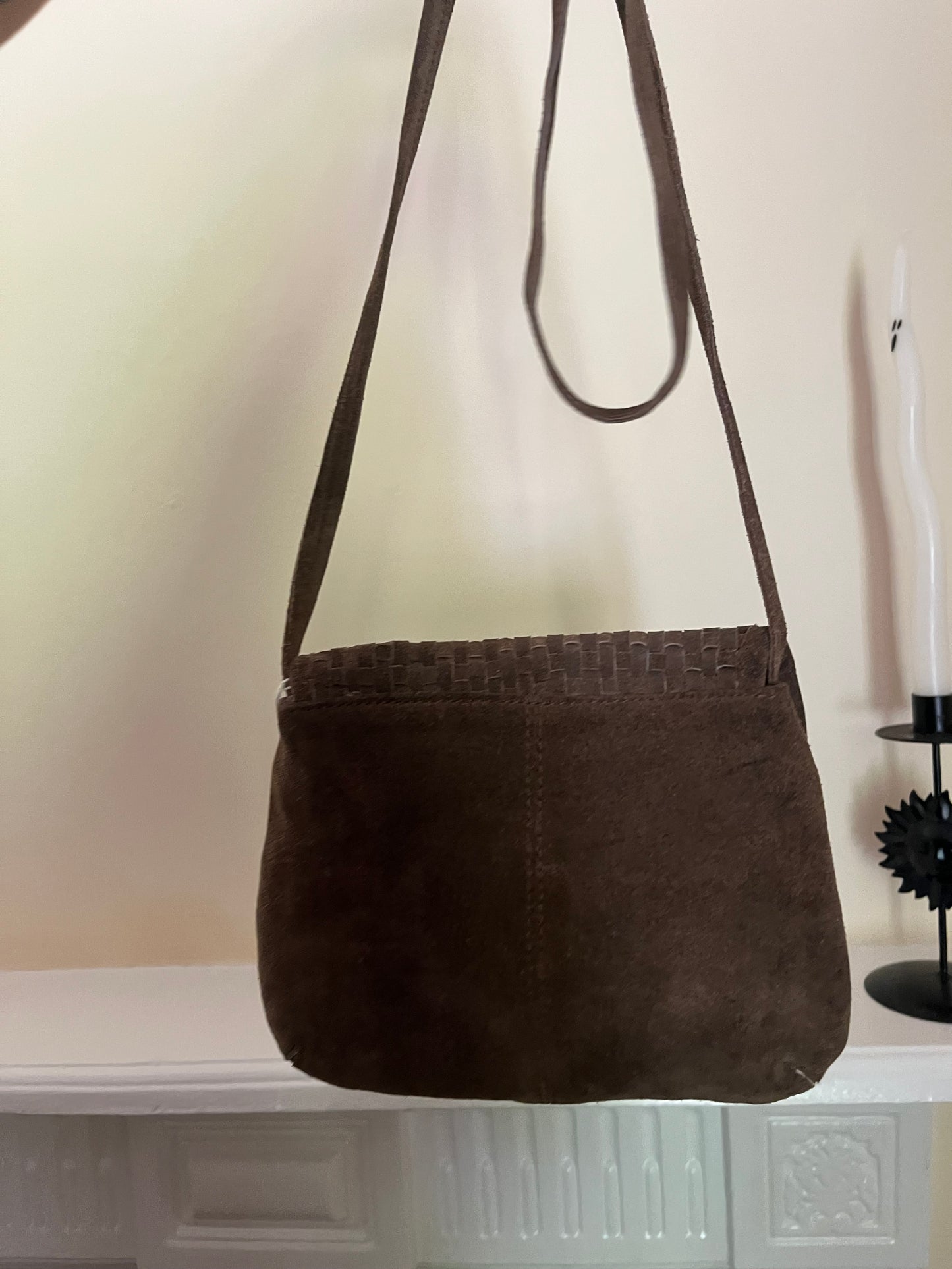 Brown Suede Bag