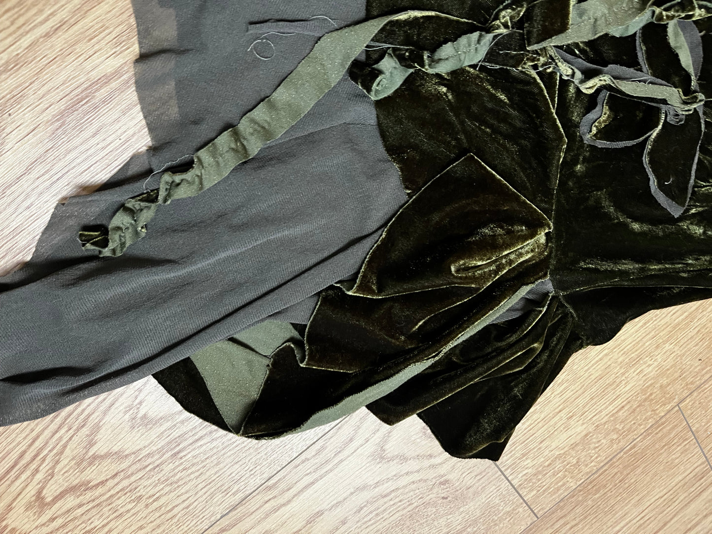 1990s Velvet Dress UK 10-12