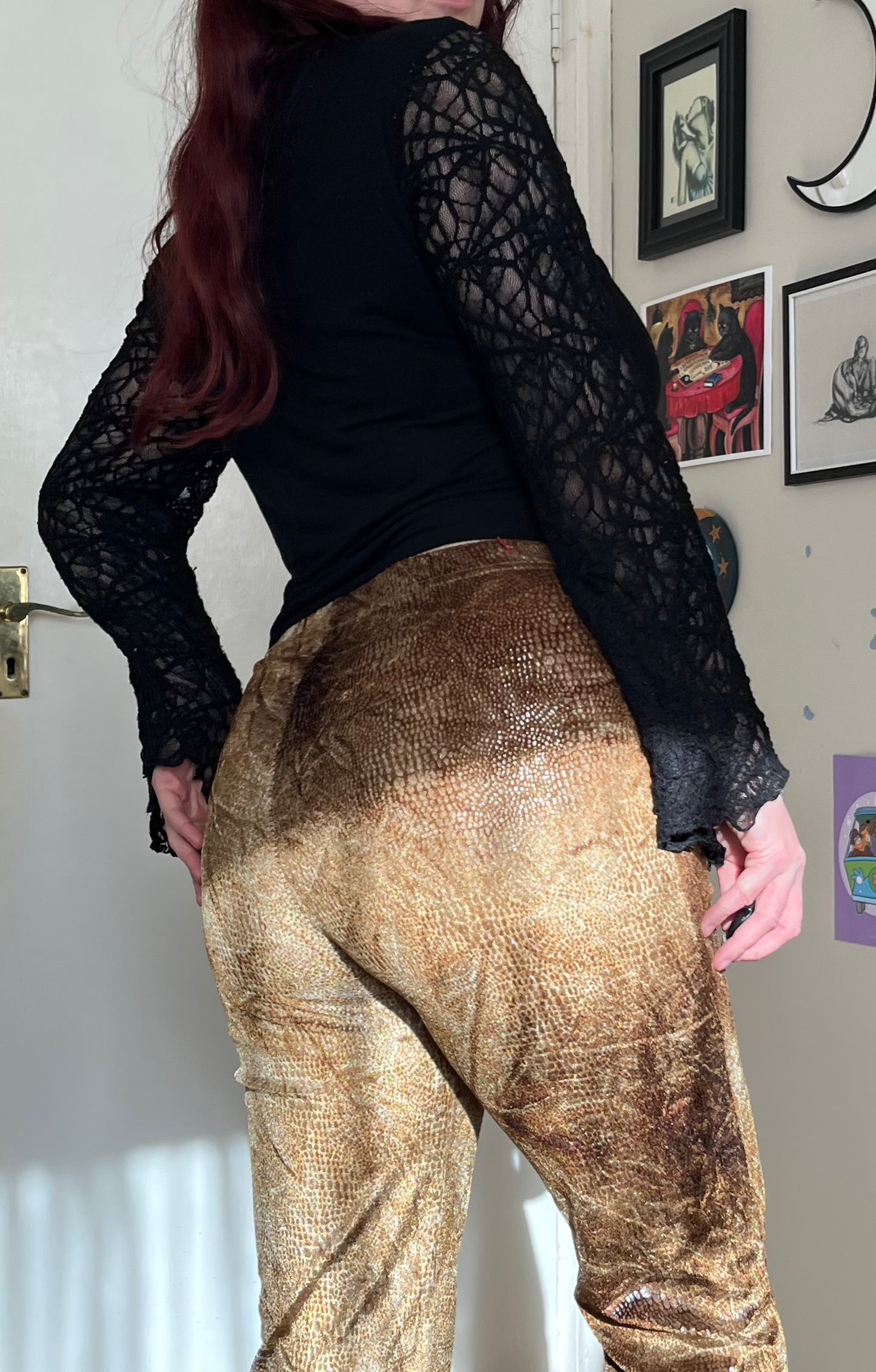 Velvet Brown Pants UK 12