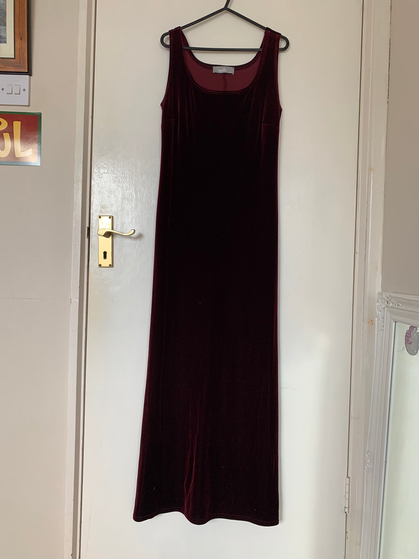 Drusilla 90s Velvet Dress UK 12