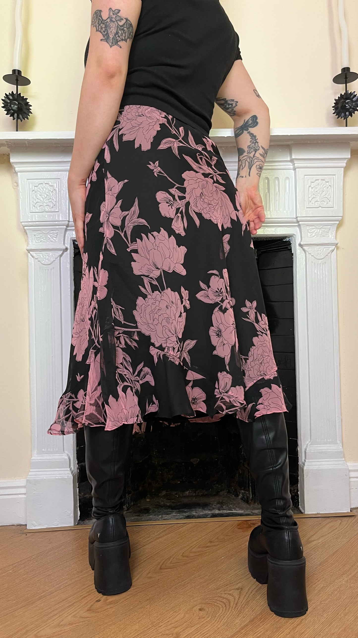 Floral Skirt UK 12