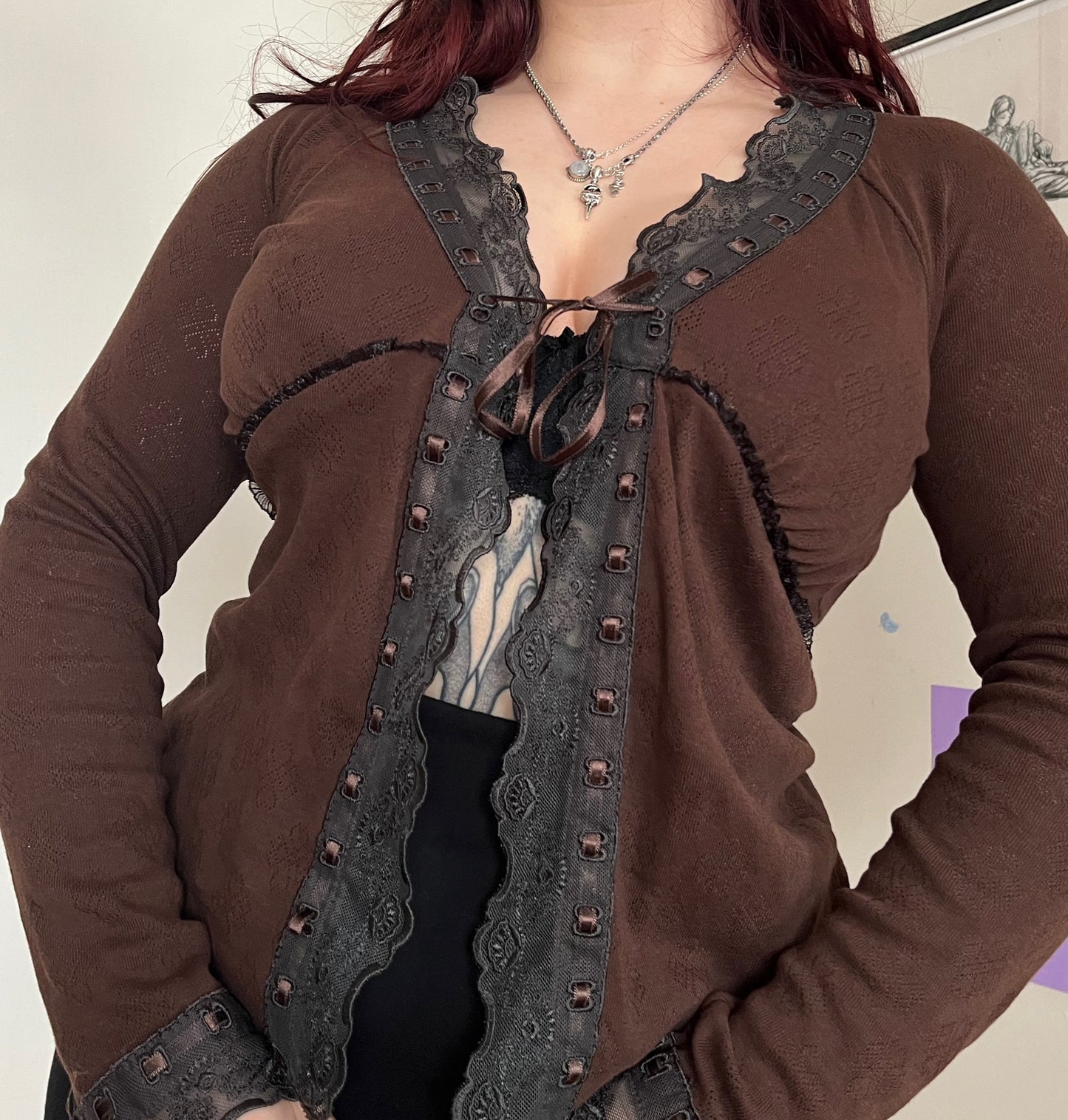 Babydoll Tie-Front Top UK 10