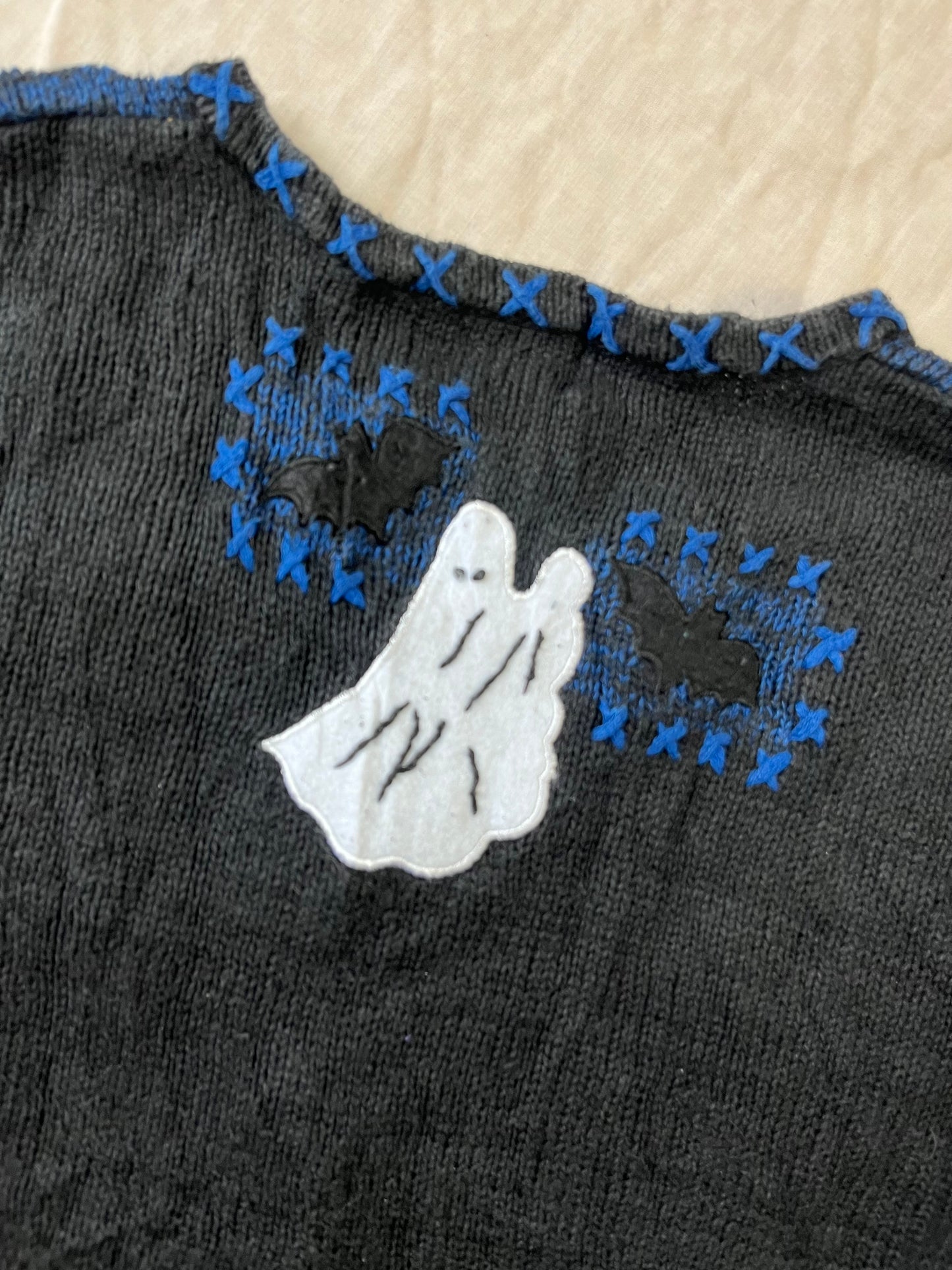 Something Wicked 1990s Halloween Cardigan S