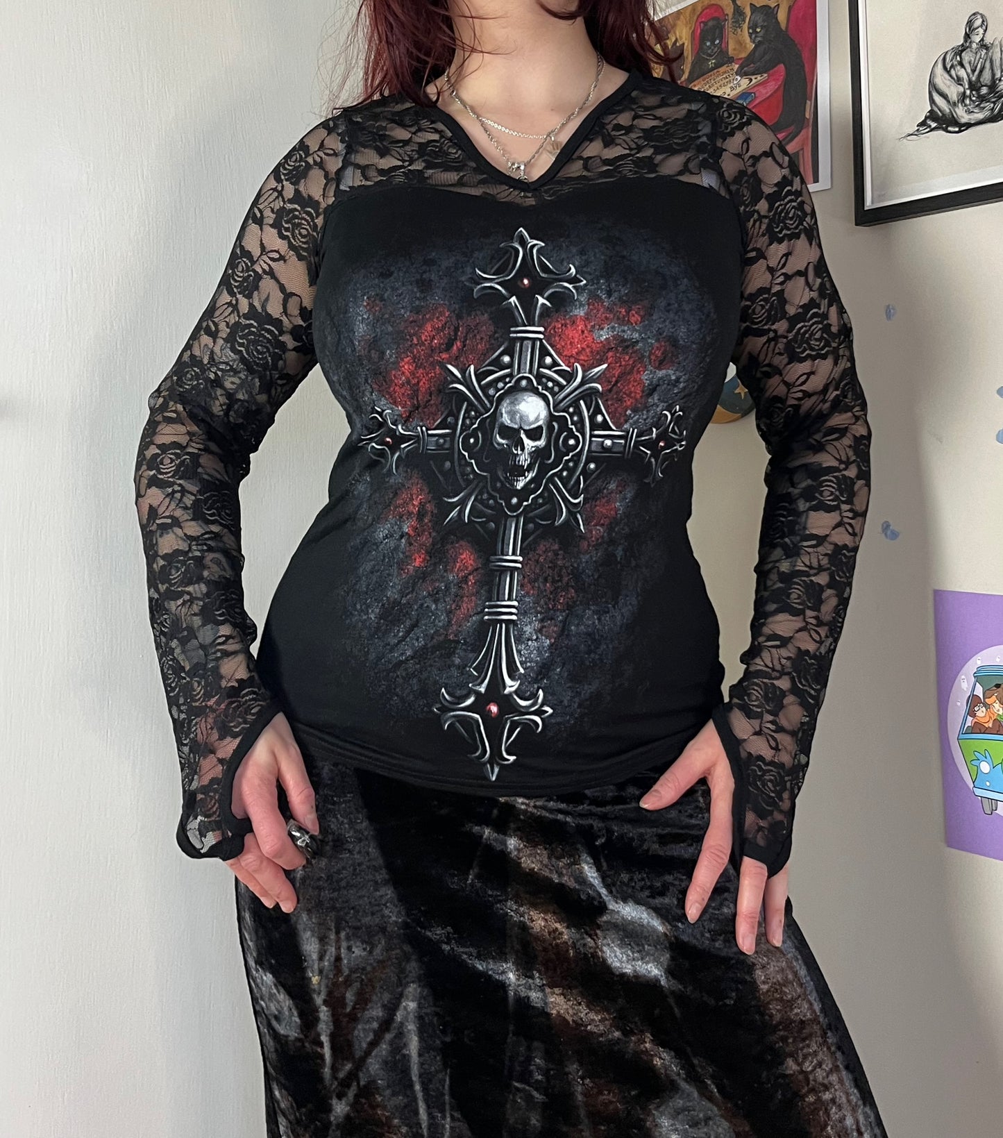 Goth Top UK 10-12