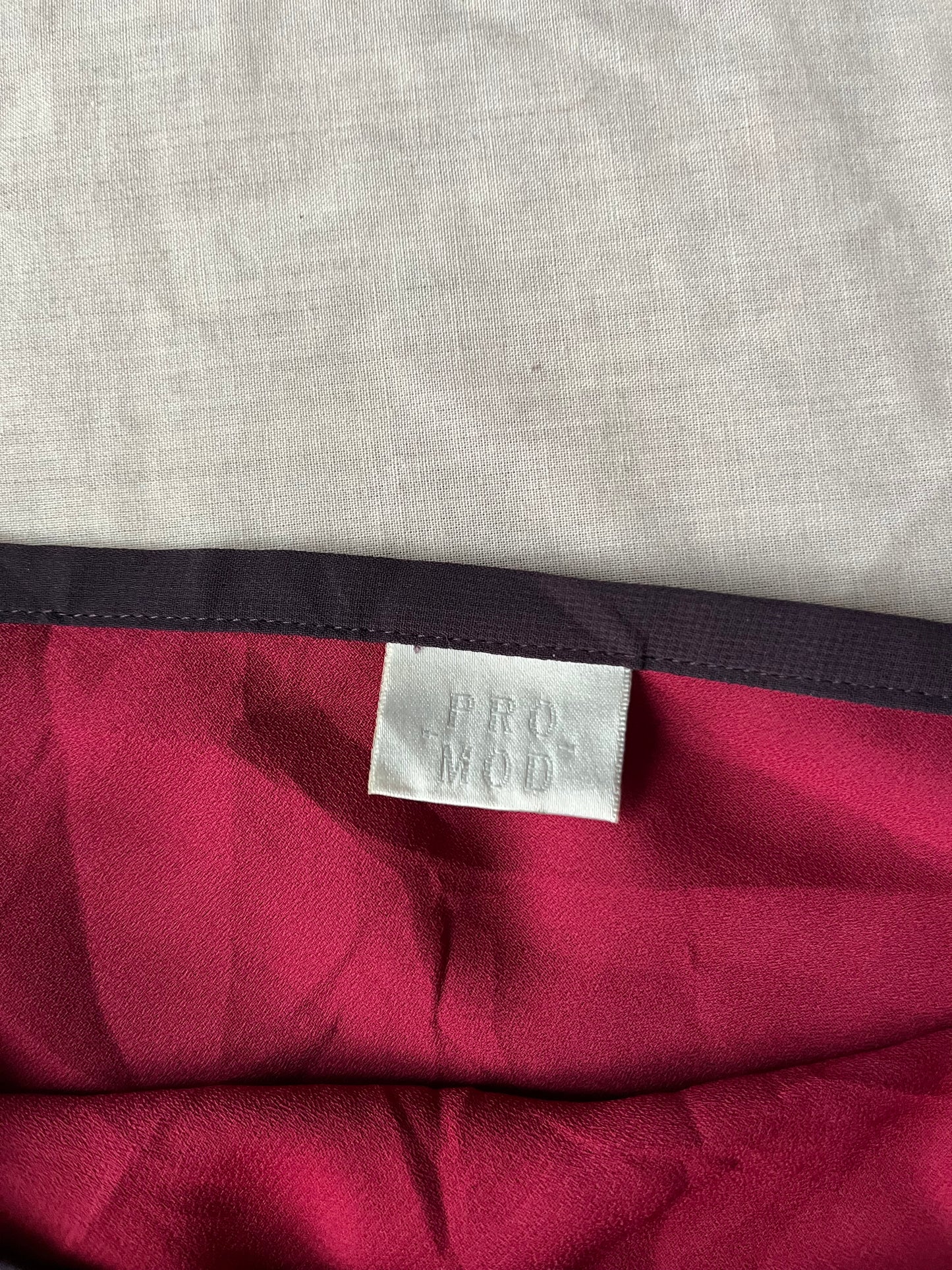 Purple Mesh Midi Skirt - UK 8-10