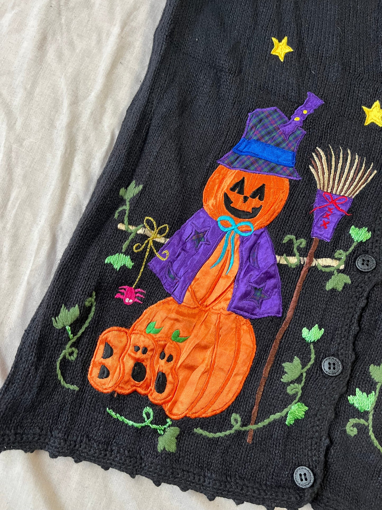 Coven 1990s Halloween Sweater Vest S