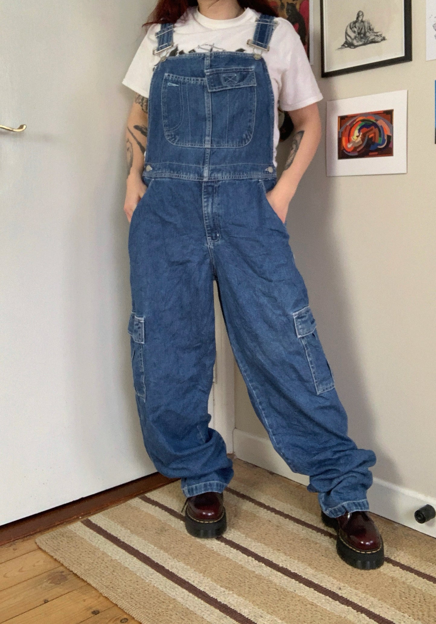 Natasha 90s Dungarees UK 16-18