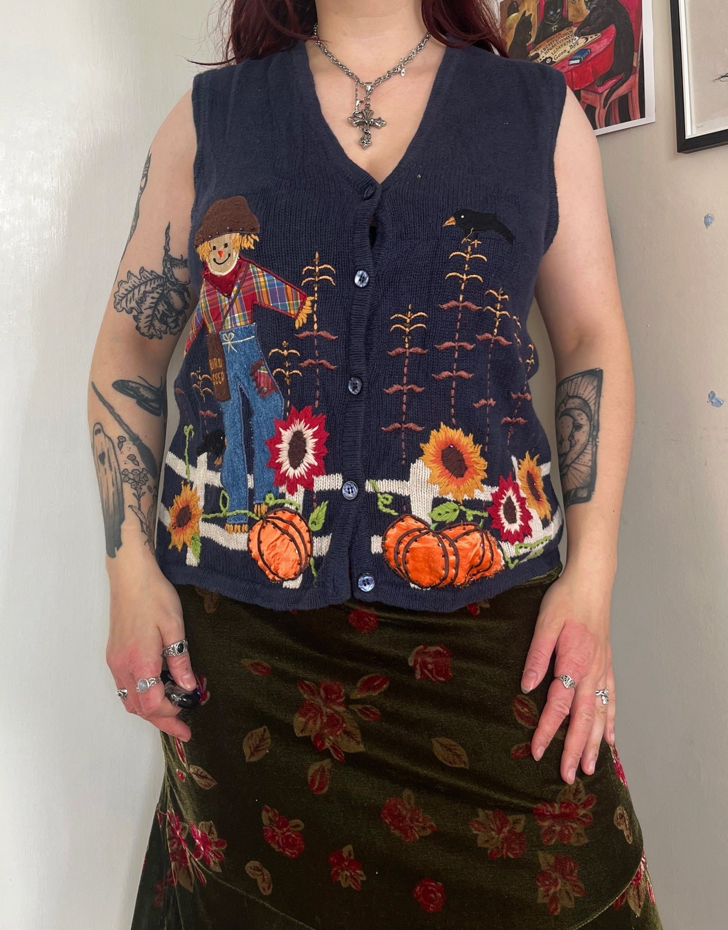 Pumpkin Patch Sweater Vest UK 6-12