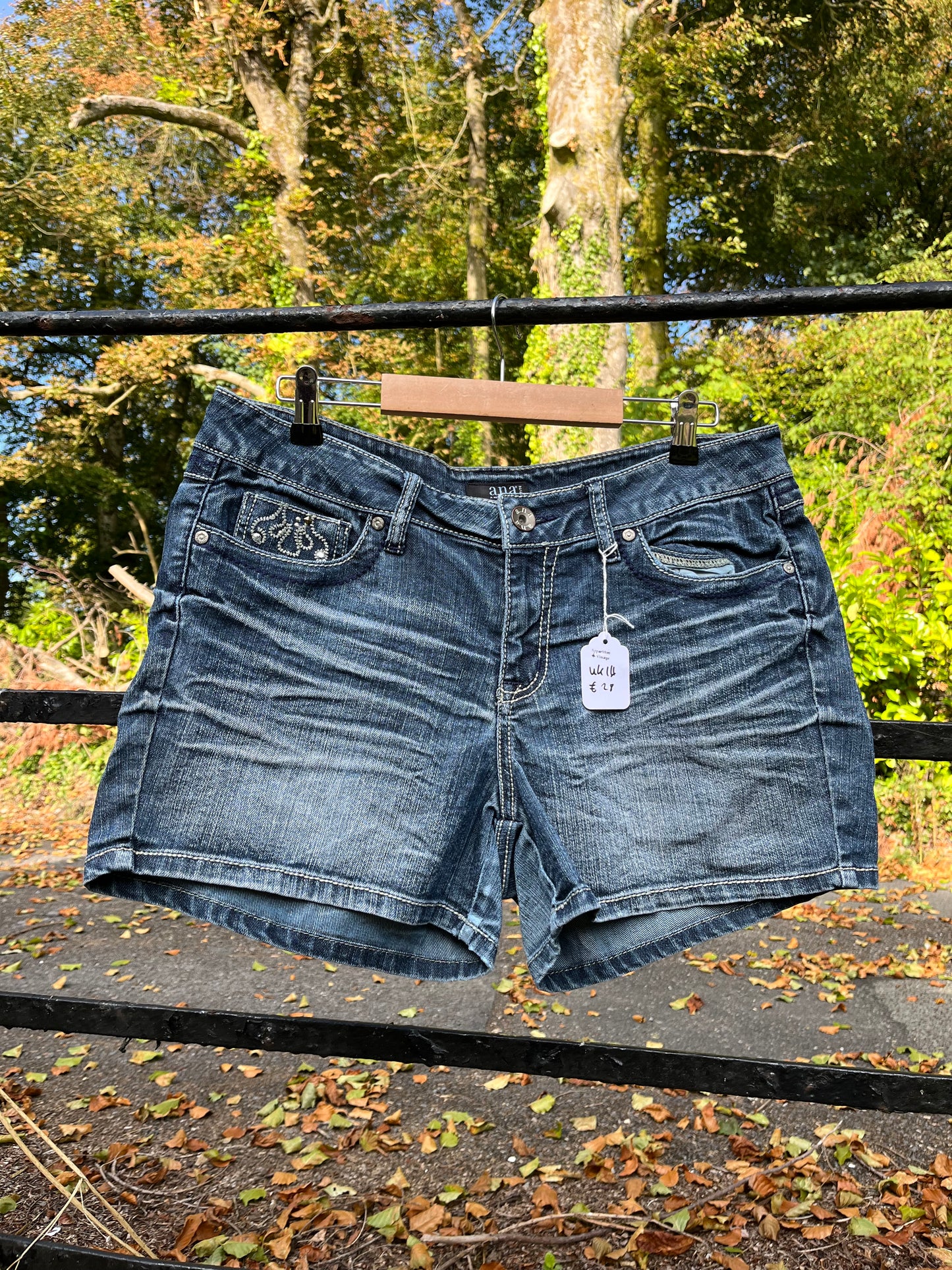 Denim Shorts UK 14-16