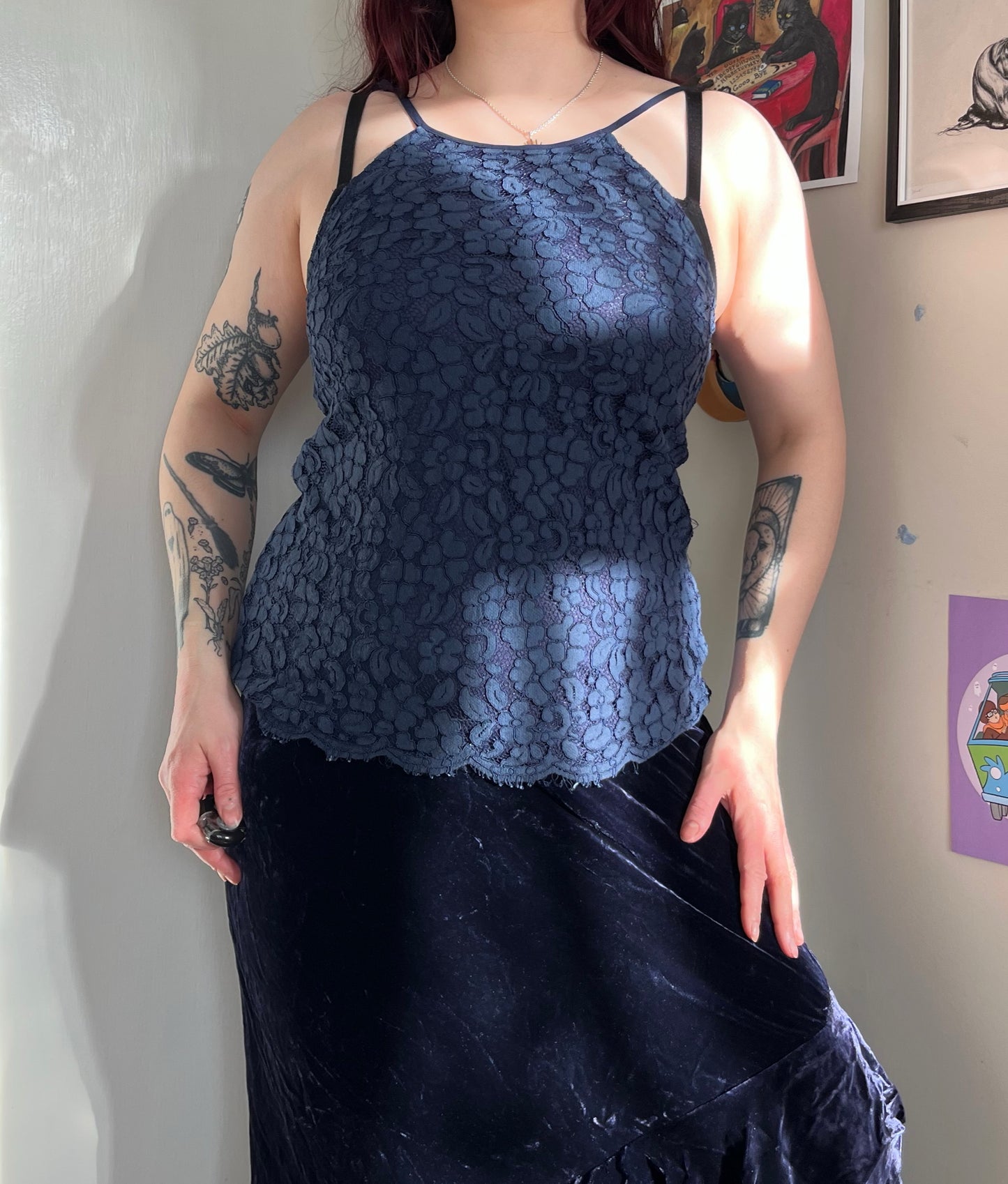 Lace Cami Top - UK 8