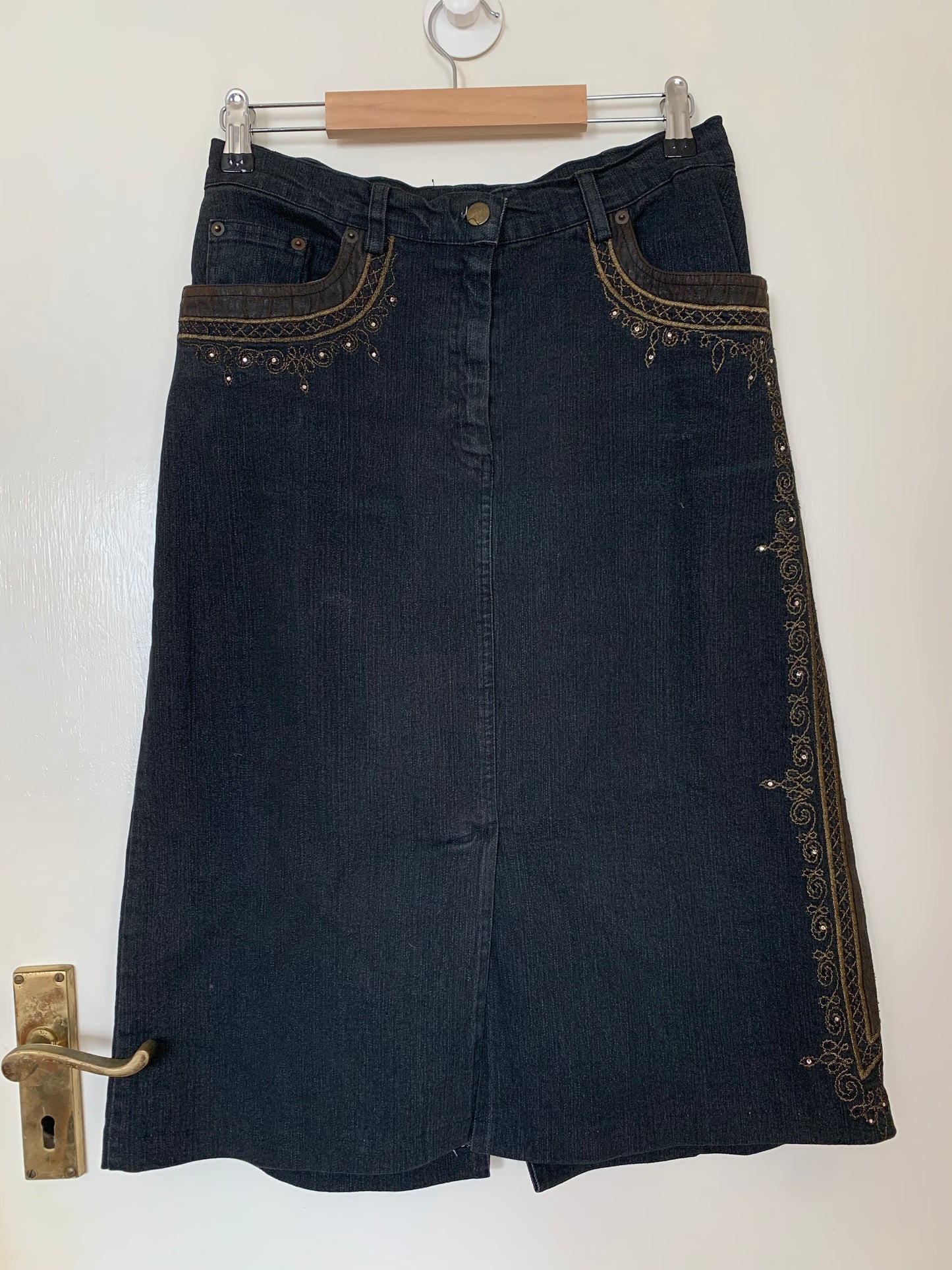 Harmony 90s Denim Skirt UK 10