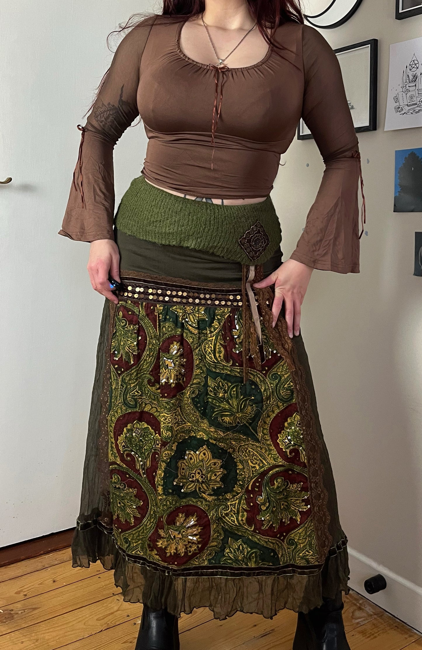 Sage Skirt UK 8-14