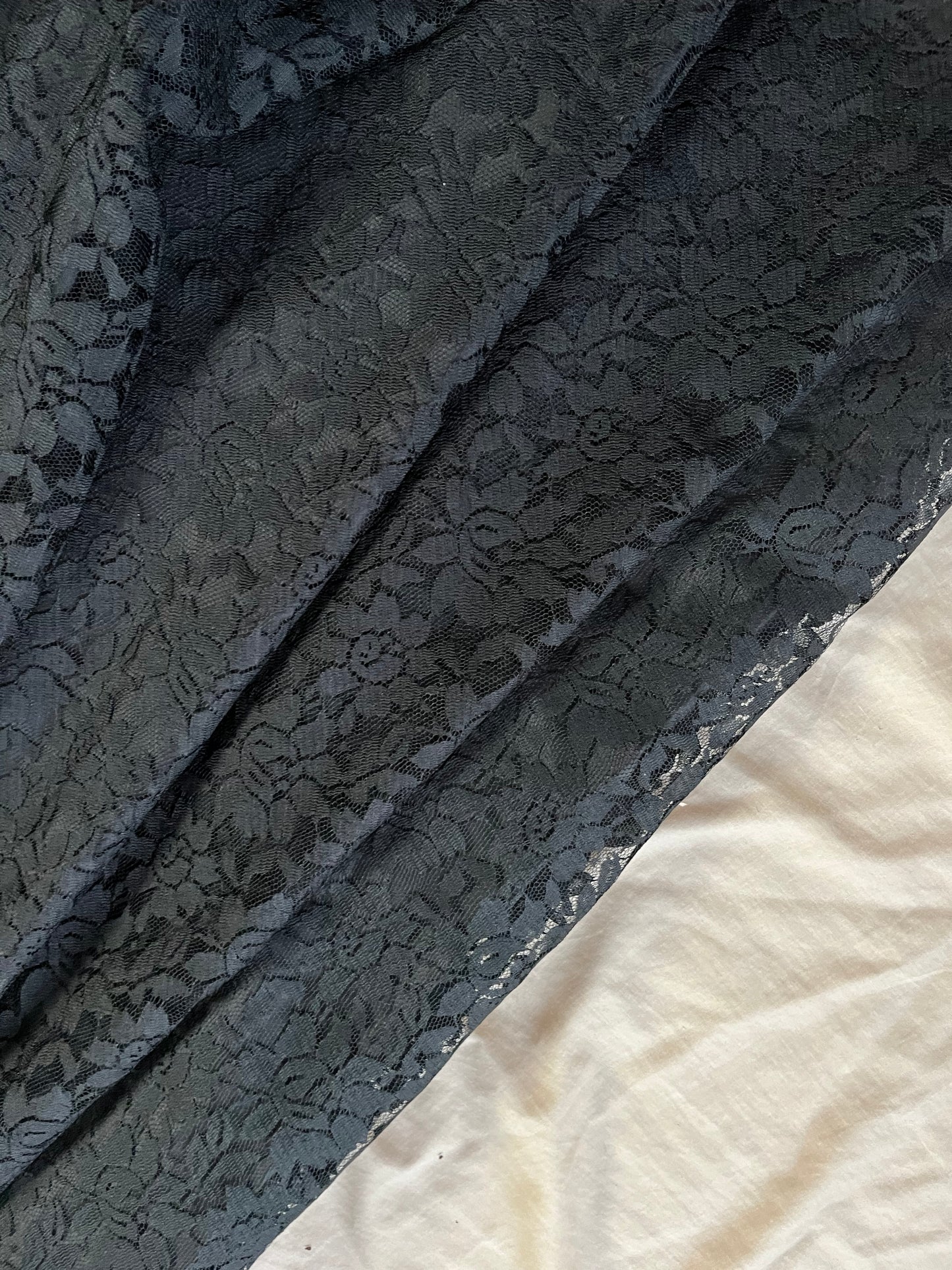 Black Lace Dress UK 8