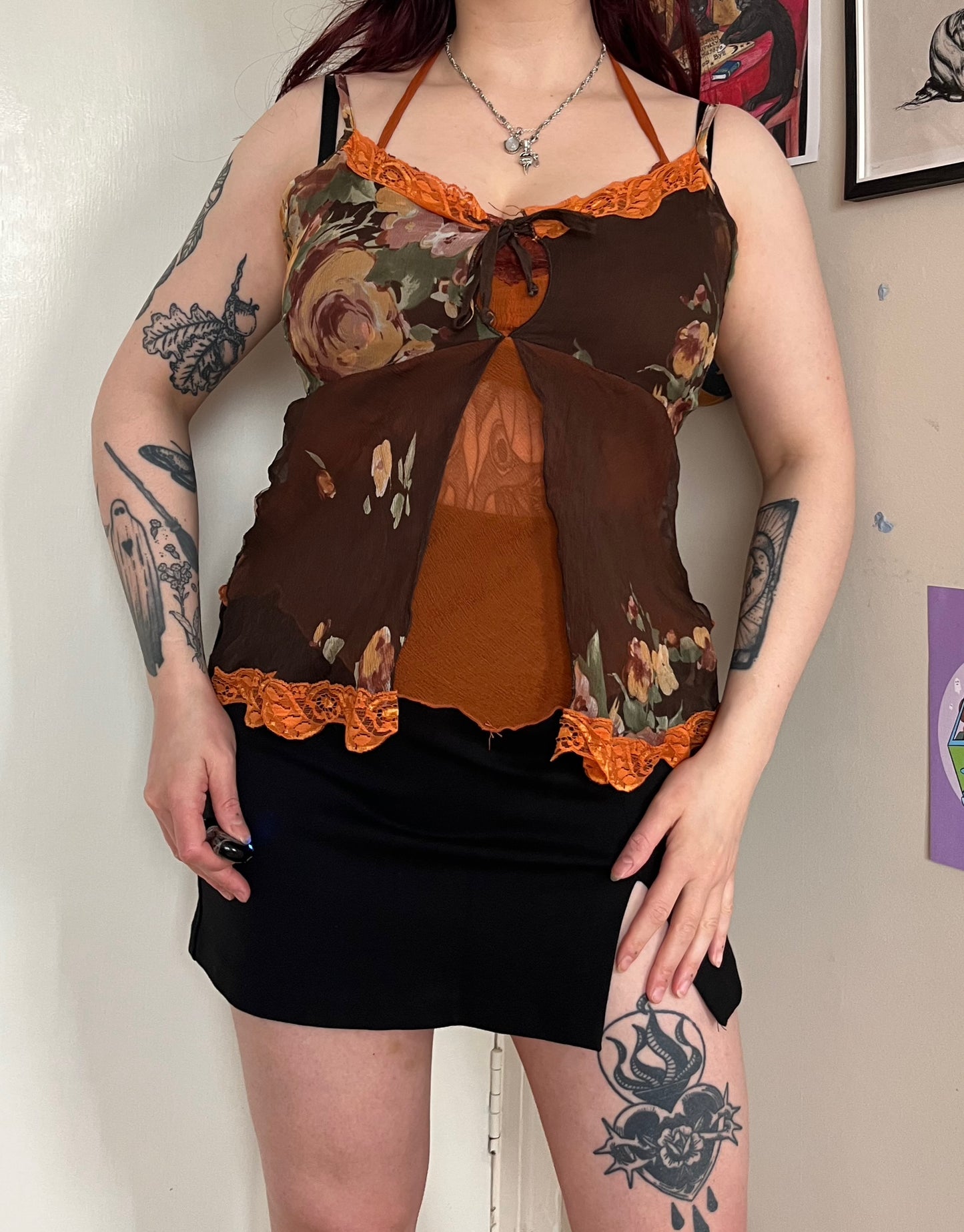 Silk Fairy Cami Top UK 10