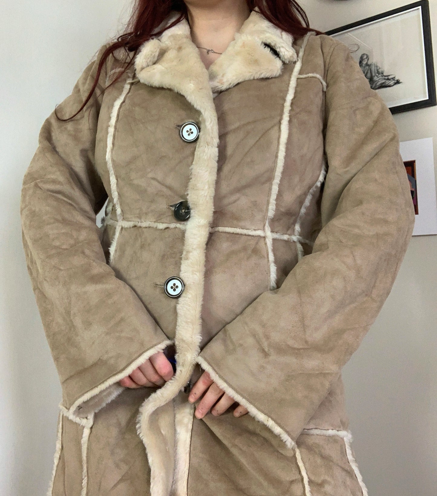 Maisie 90s Afghan Coat UK 12