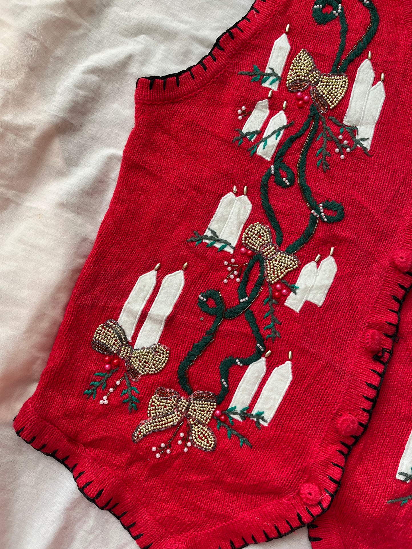 Silent Night 1990s Sweater Vest UK 4-18/XL