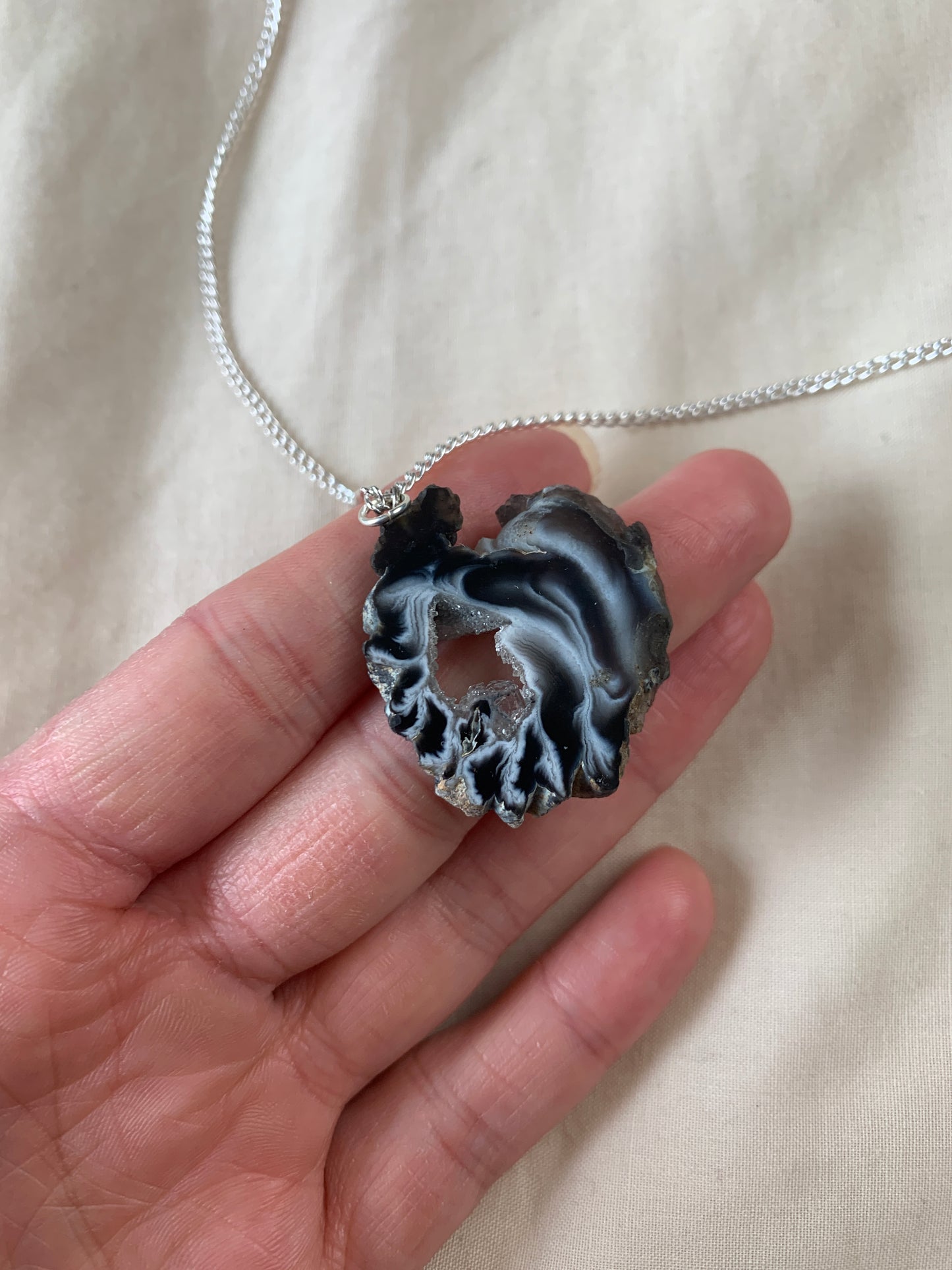 Onyx Pendant Necklace