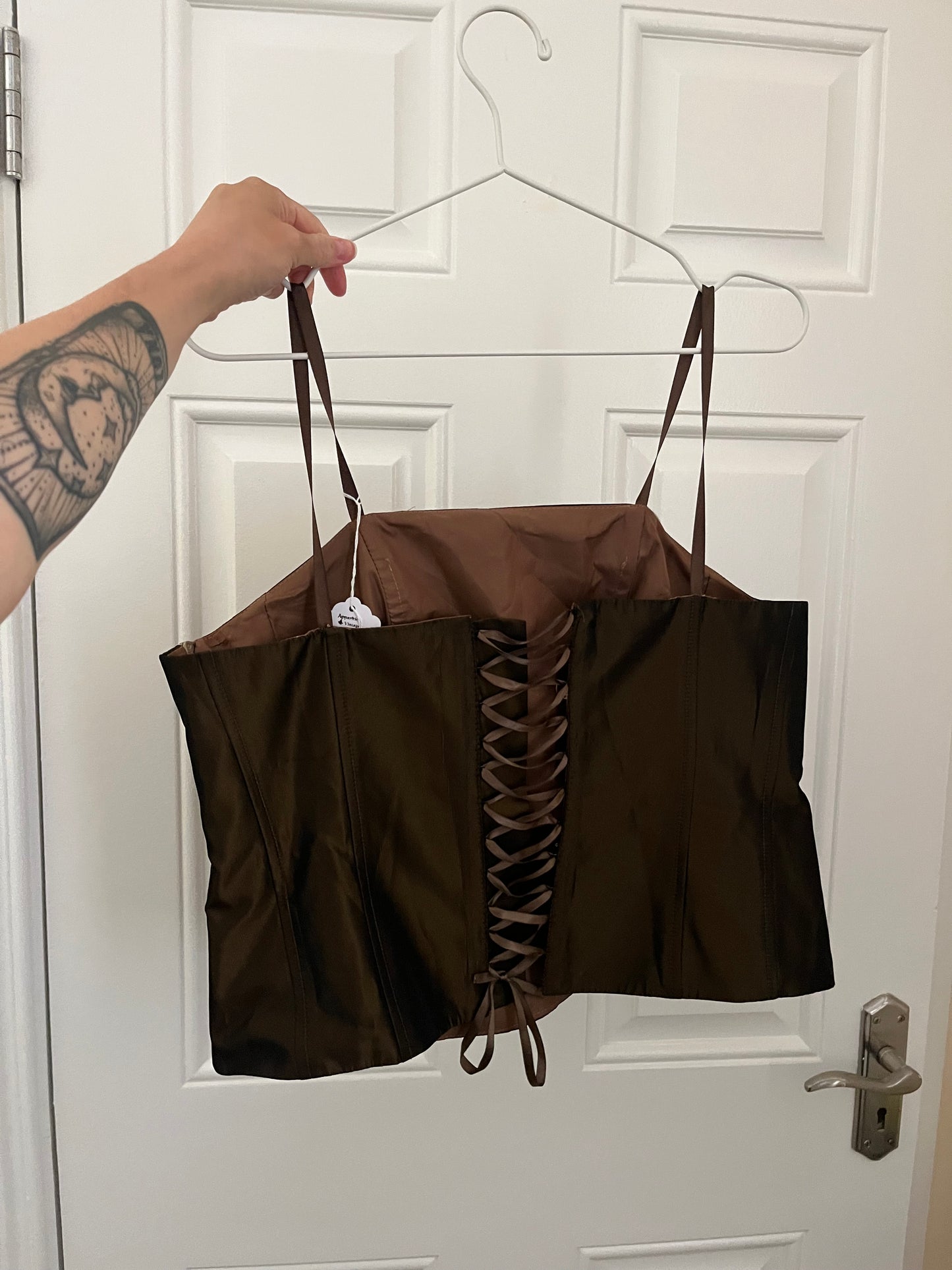 2000s Satin Corset UK 12