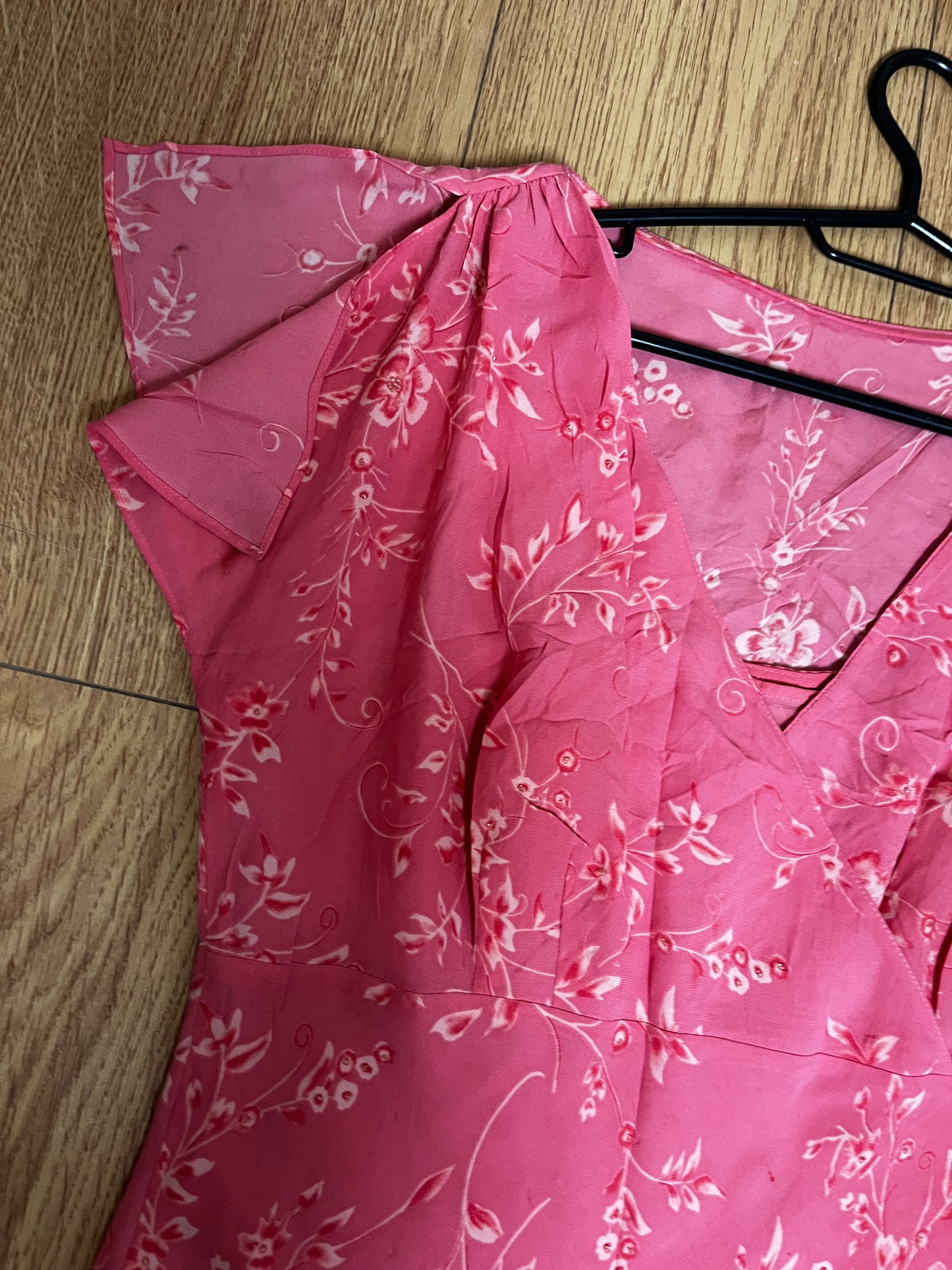 1990s Floral Dress UK 12