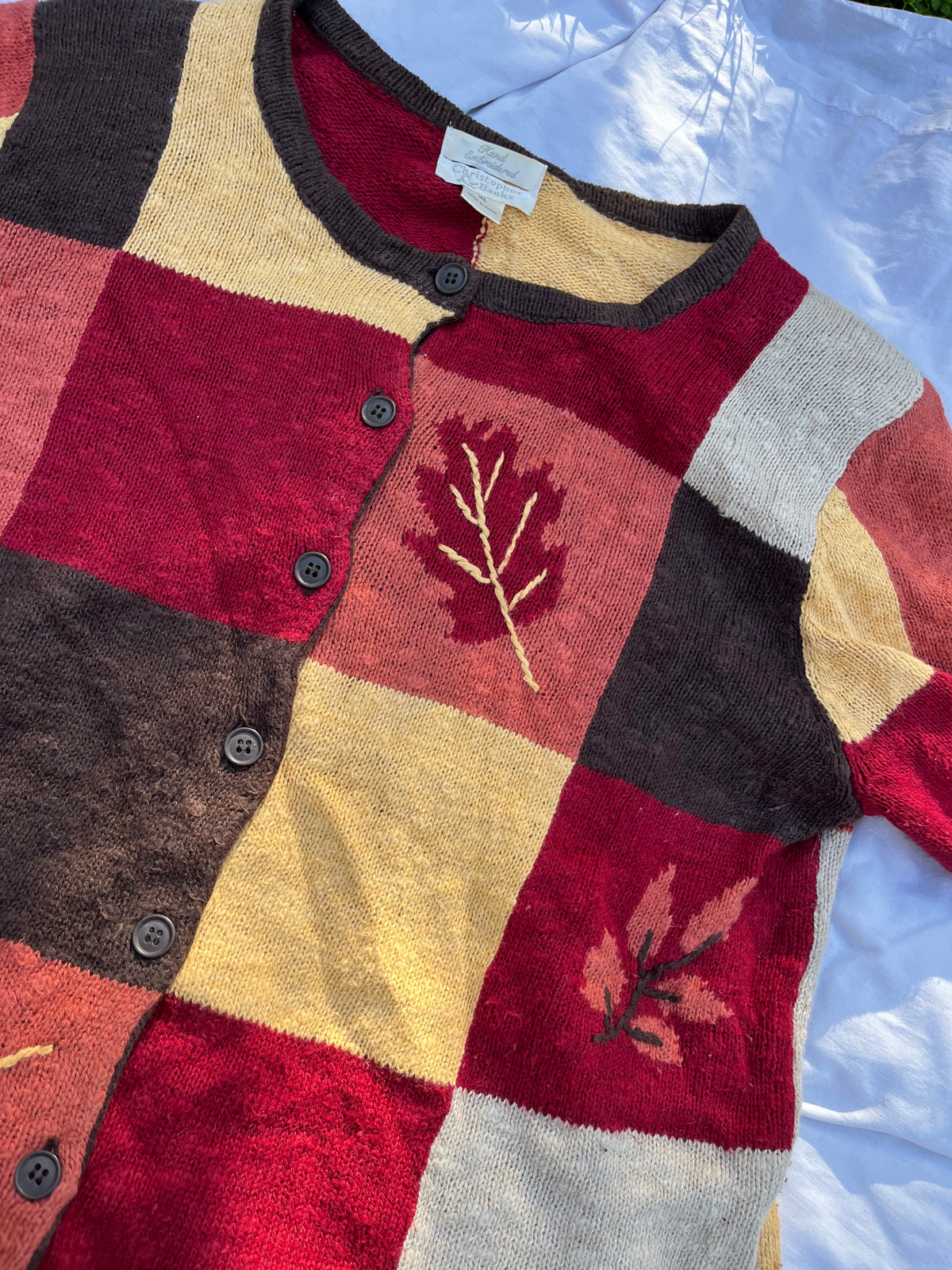 Patchwork Cardigan L
