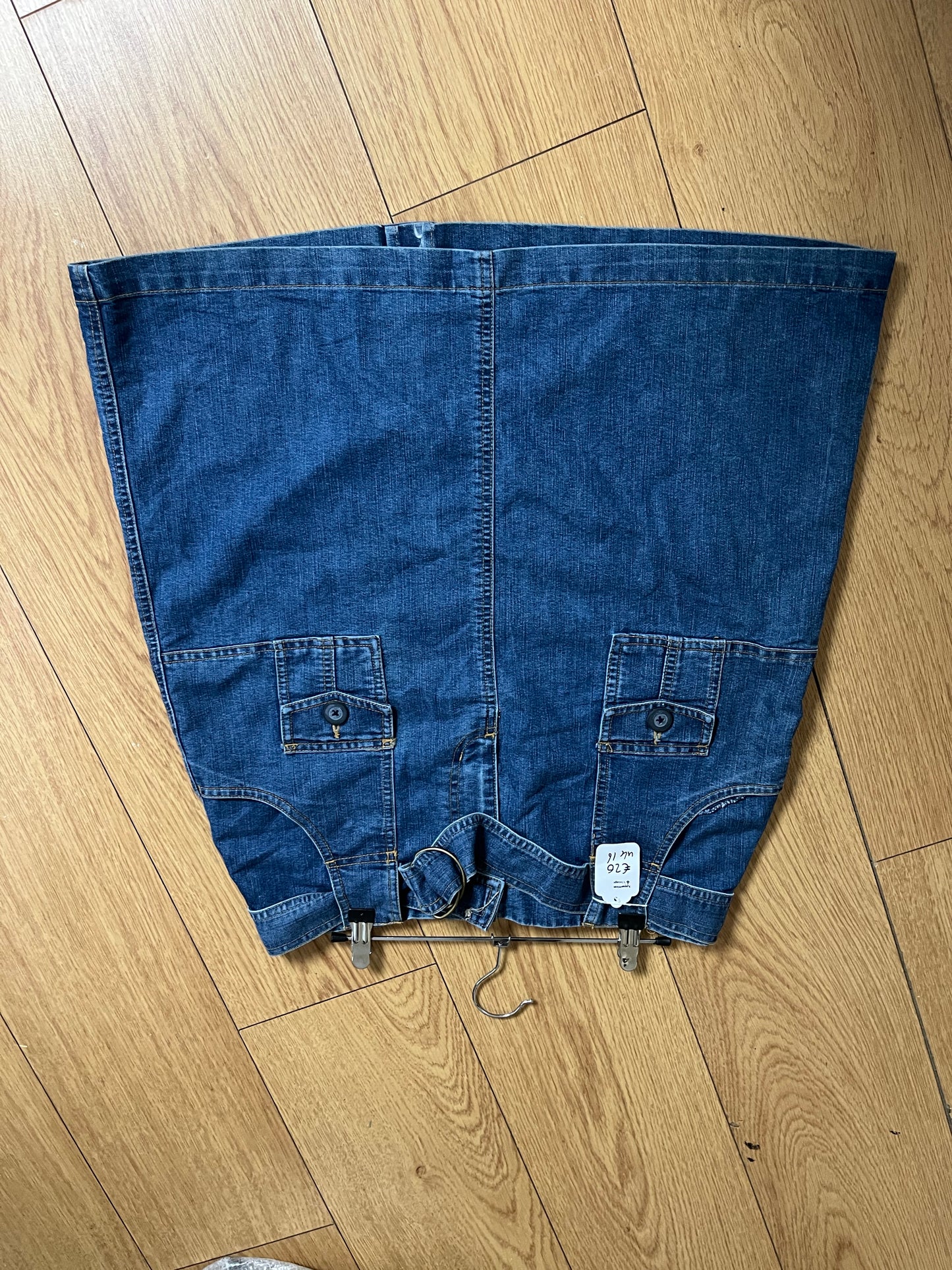 Denim Midi Skirt UK 12-14
