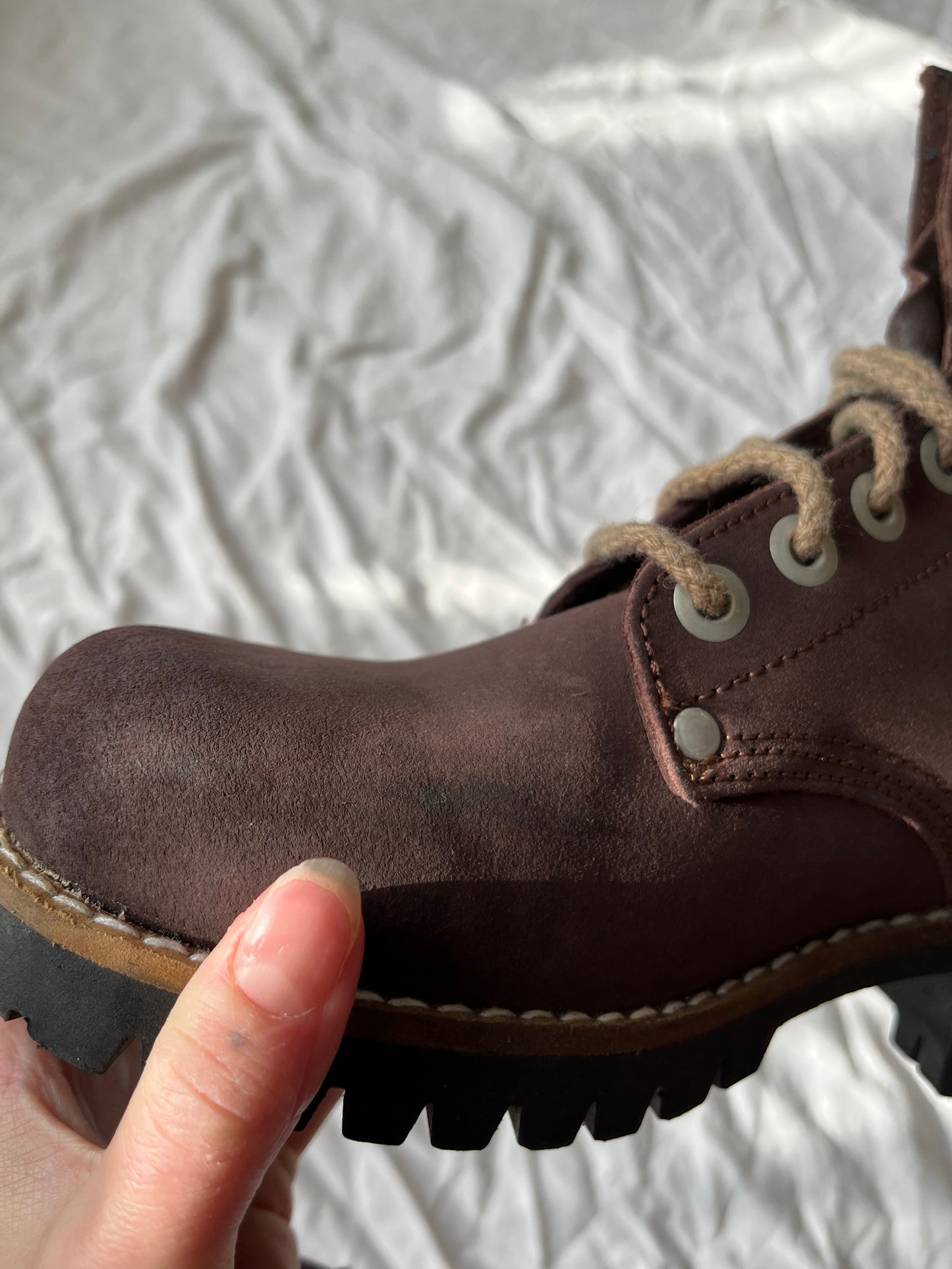 1990s Brown Dockers Boots UK 4/EU 37