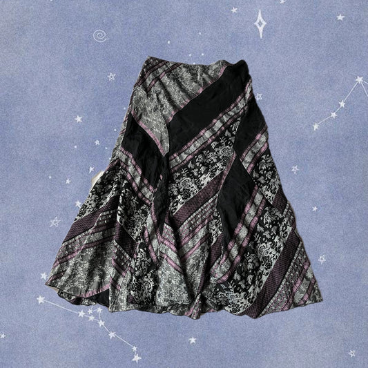 Patchwork Maxi Skirt - UK 14