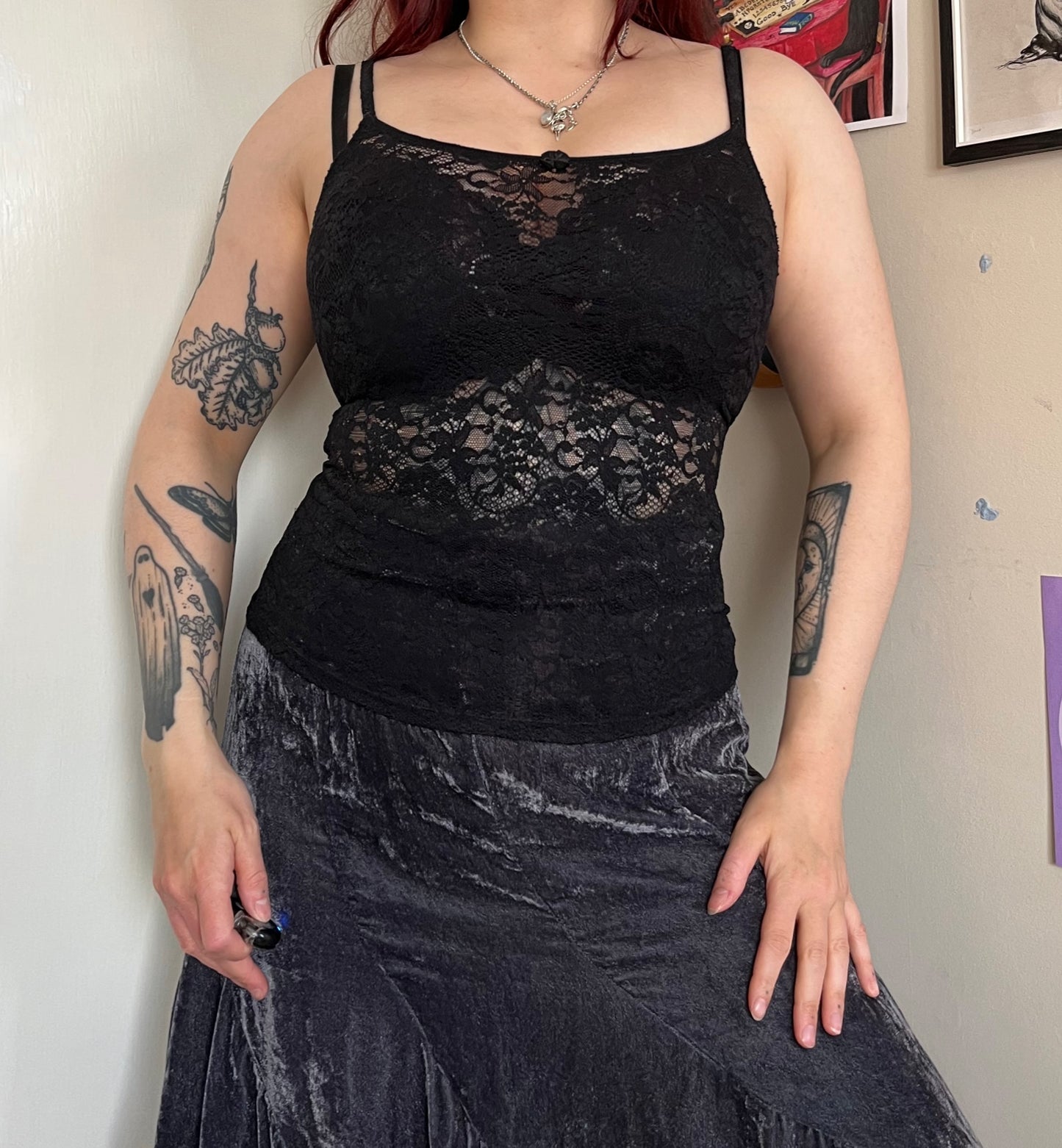 Lace Cami Top UK 6-10