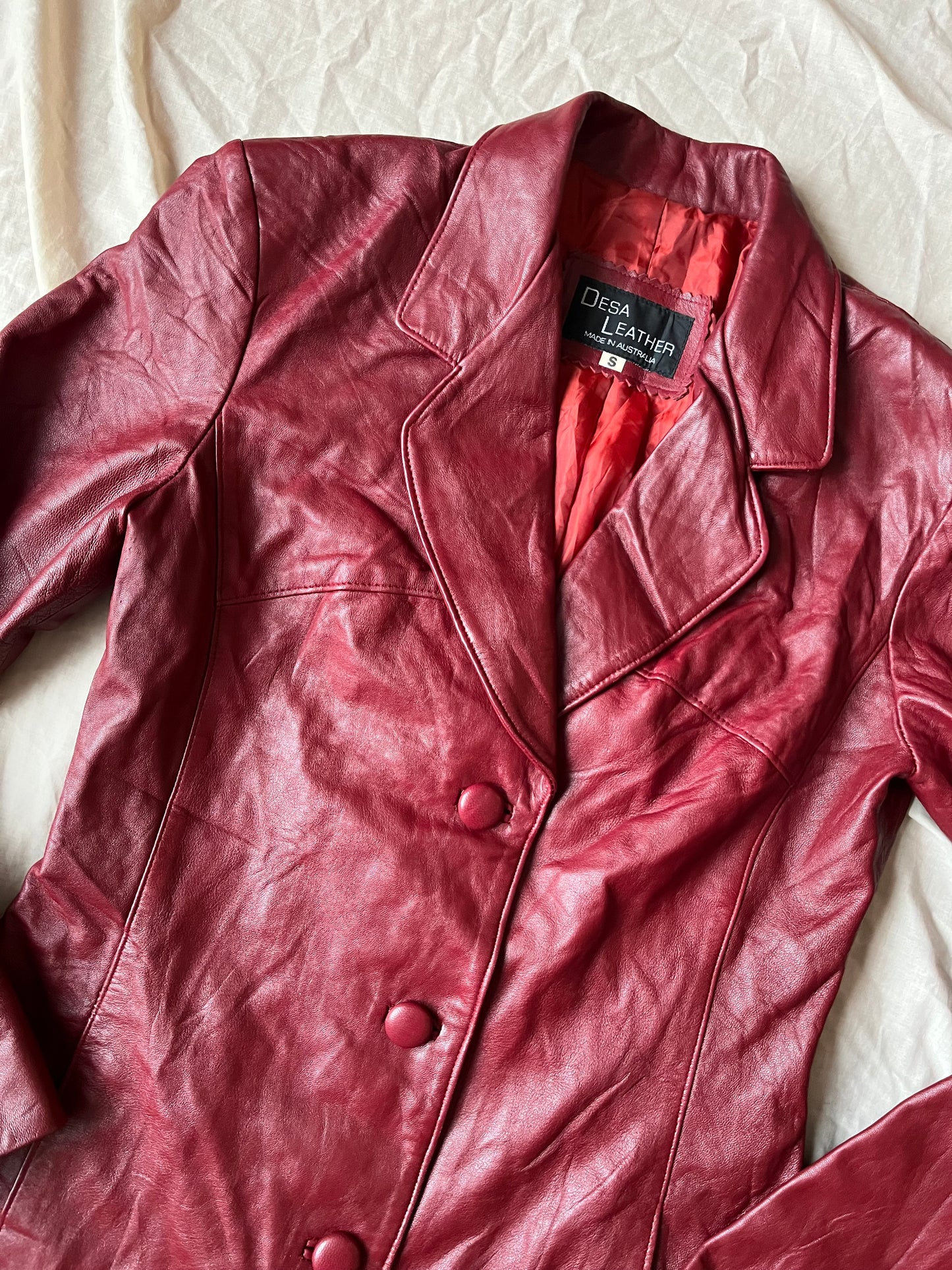Ruby Leather Jacket UK 8-10