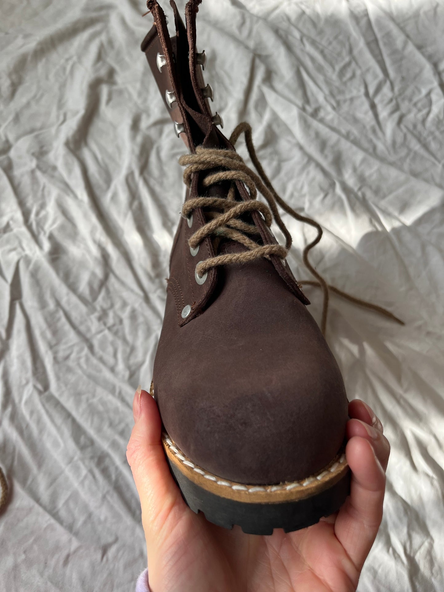 1990s Brown Dockers Boots UK 4/EU 37