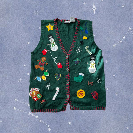 Frosty 1990s Sweater Vest UK 4-14