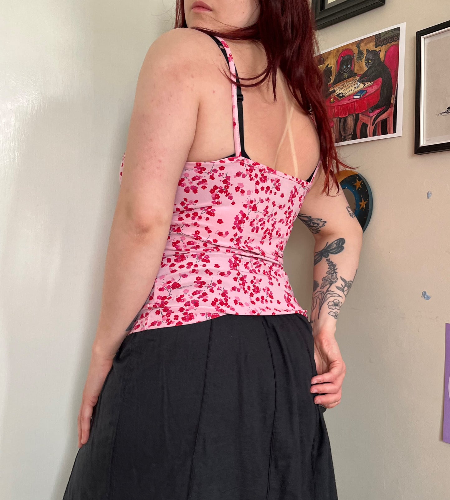 Floral New Look Cami Top UK 10