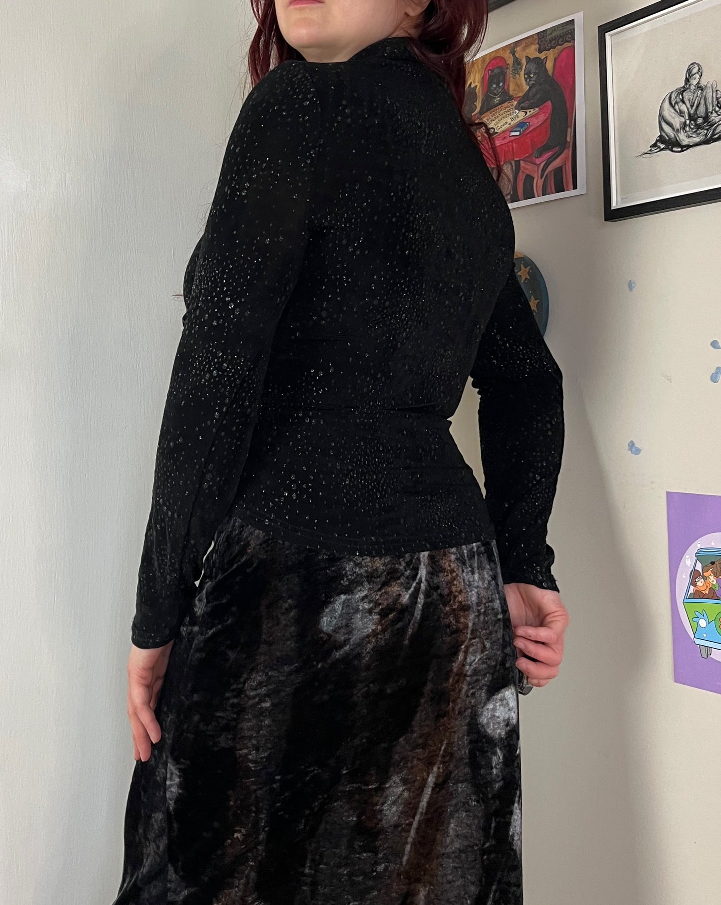 Glittery Top UK 8-10