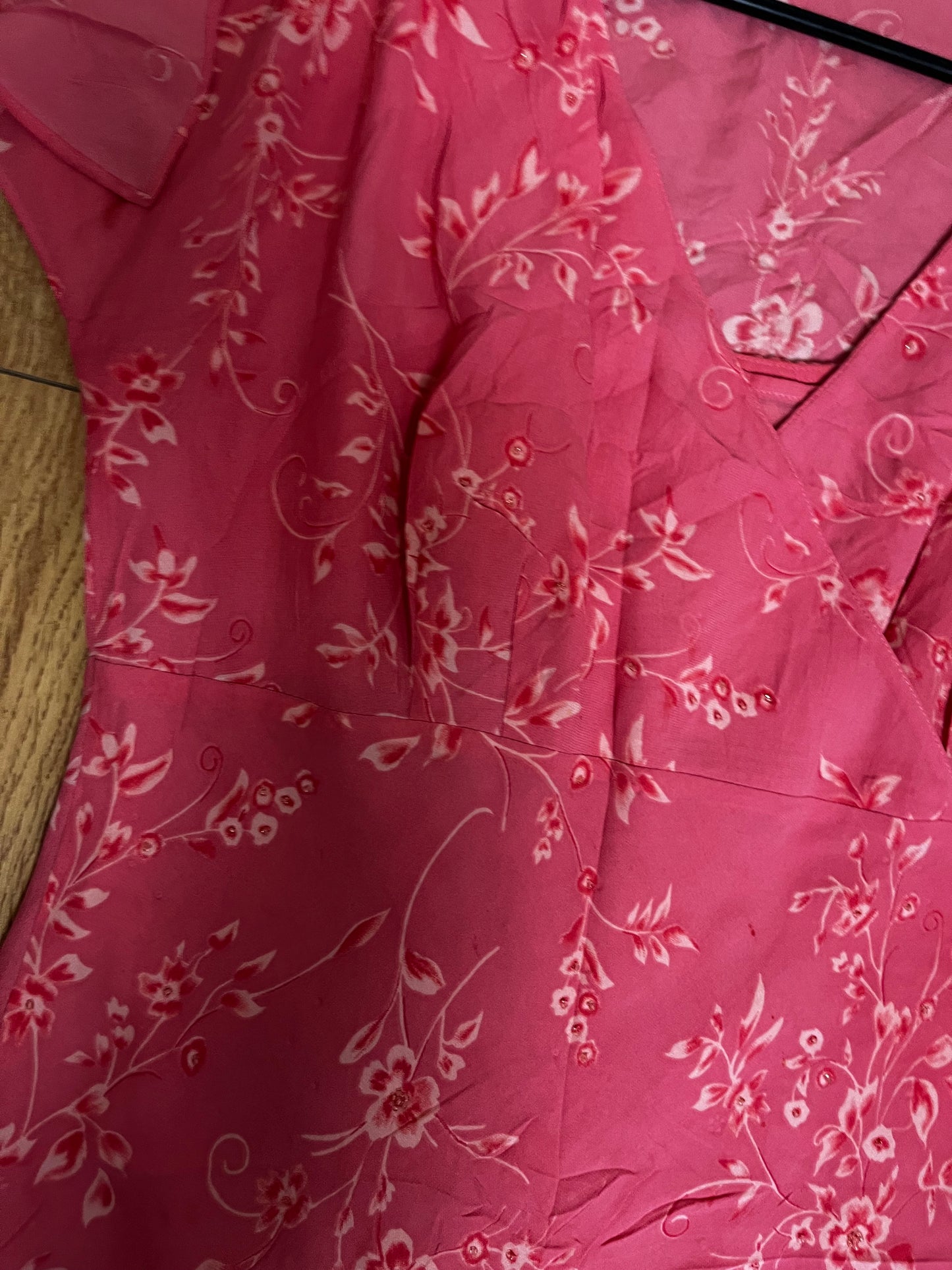 1990s Floral Dress UK 12