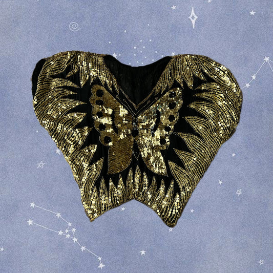 Sequin Butterfly Top - Free Size