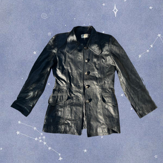 Jane Leather Jacket UK 6-8