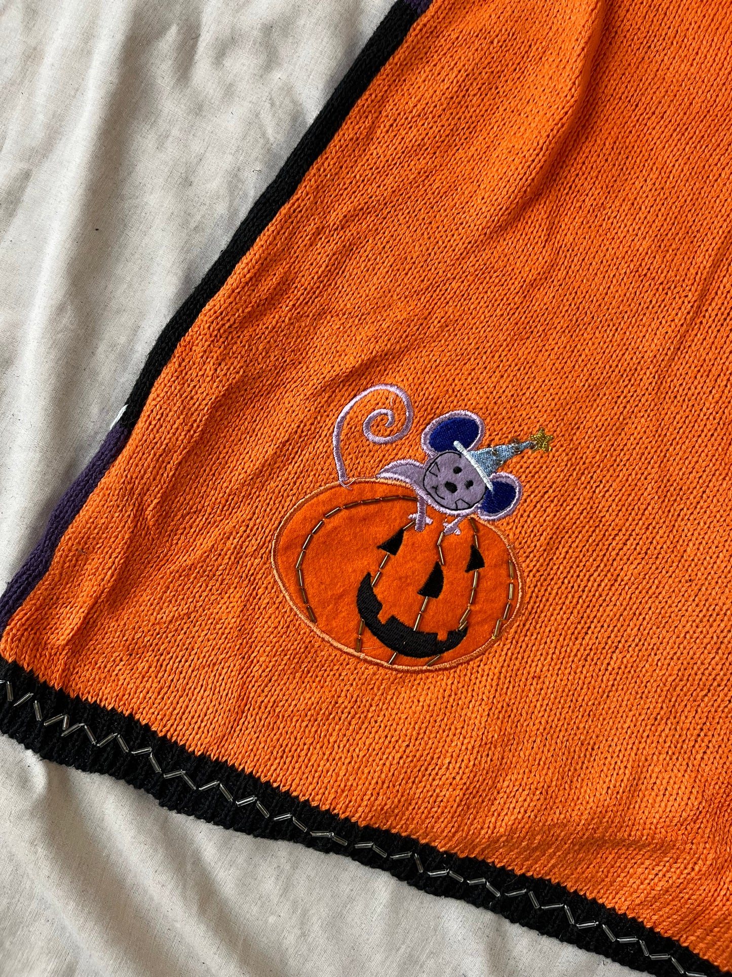 Tarot 1990s Halloween Sweater Vest M