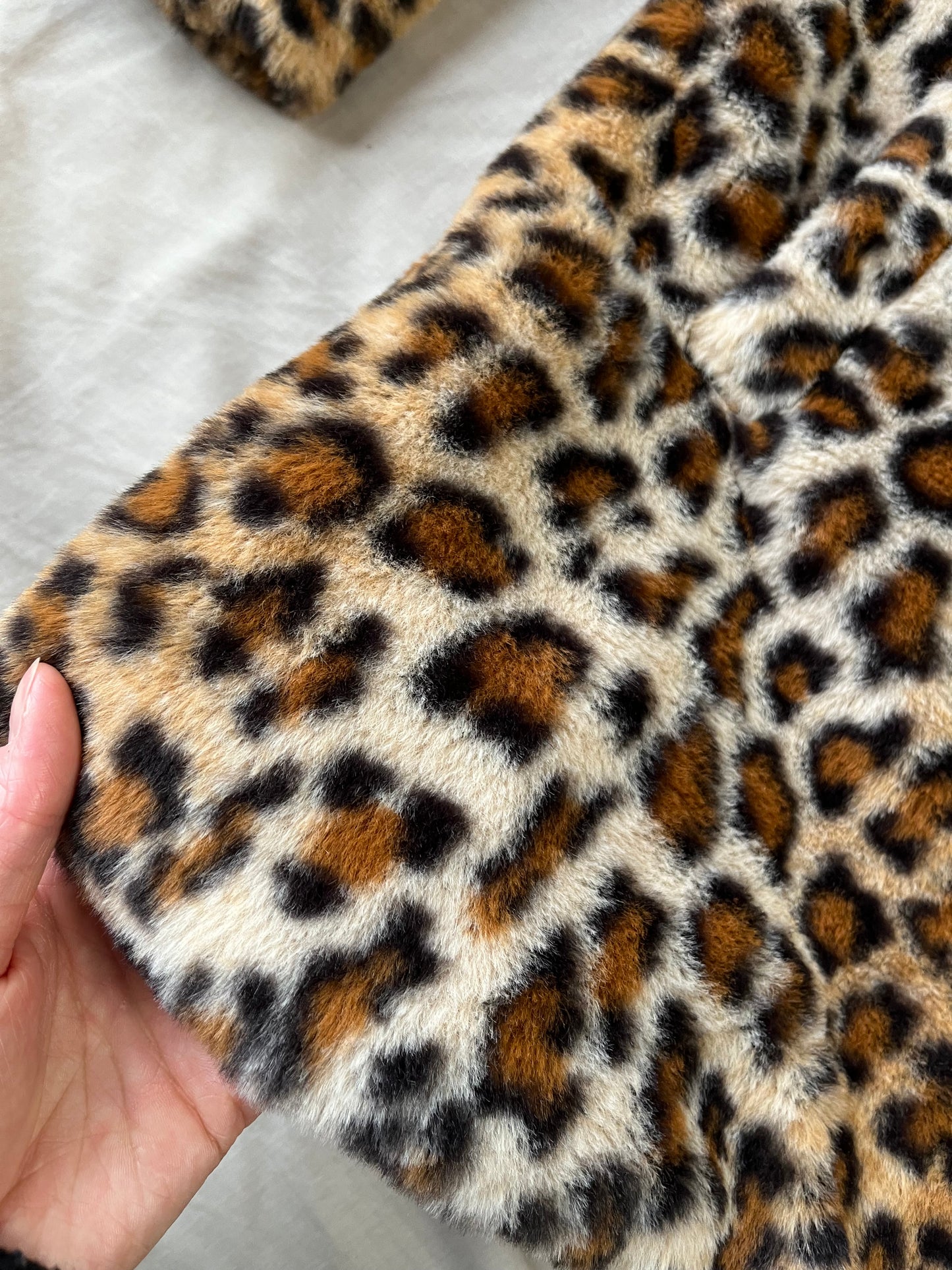 Leopard Print Coat M