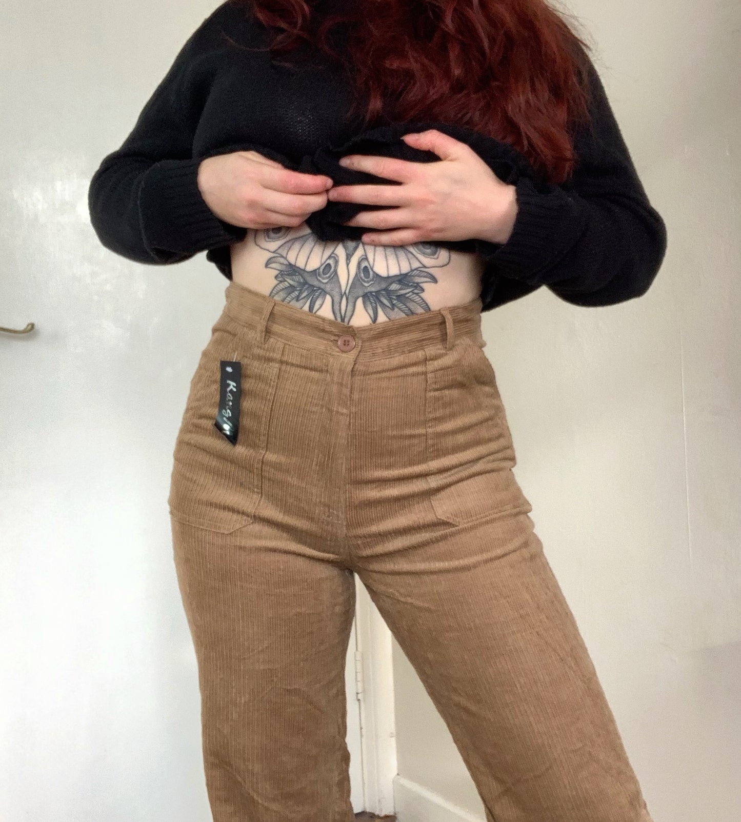 Kayleigh 90s Corduroy Pants UK 12-14