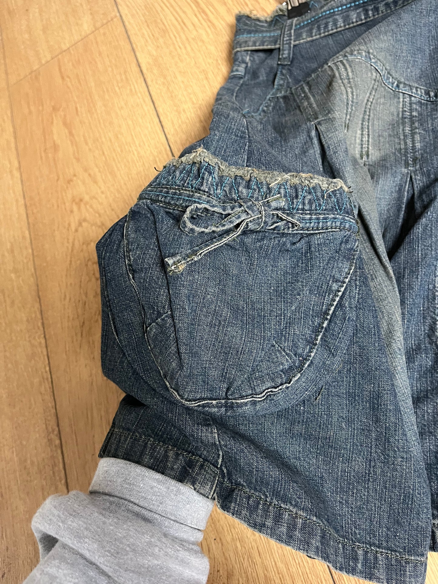 Denim Midi Skirt UK 10