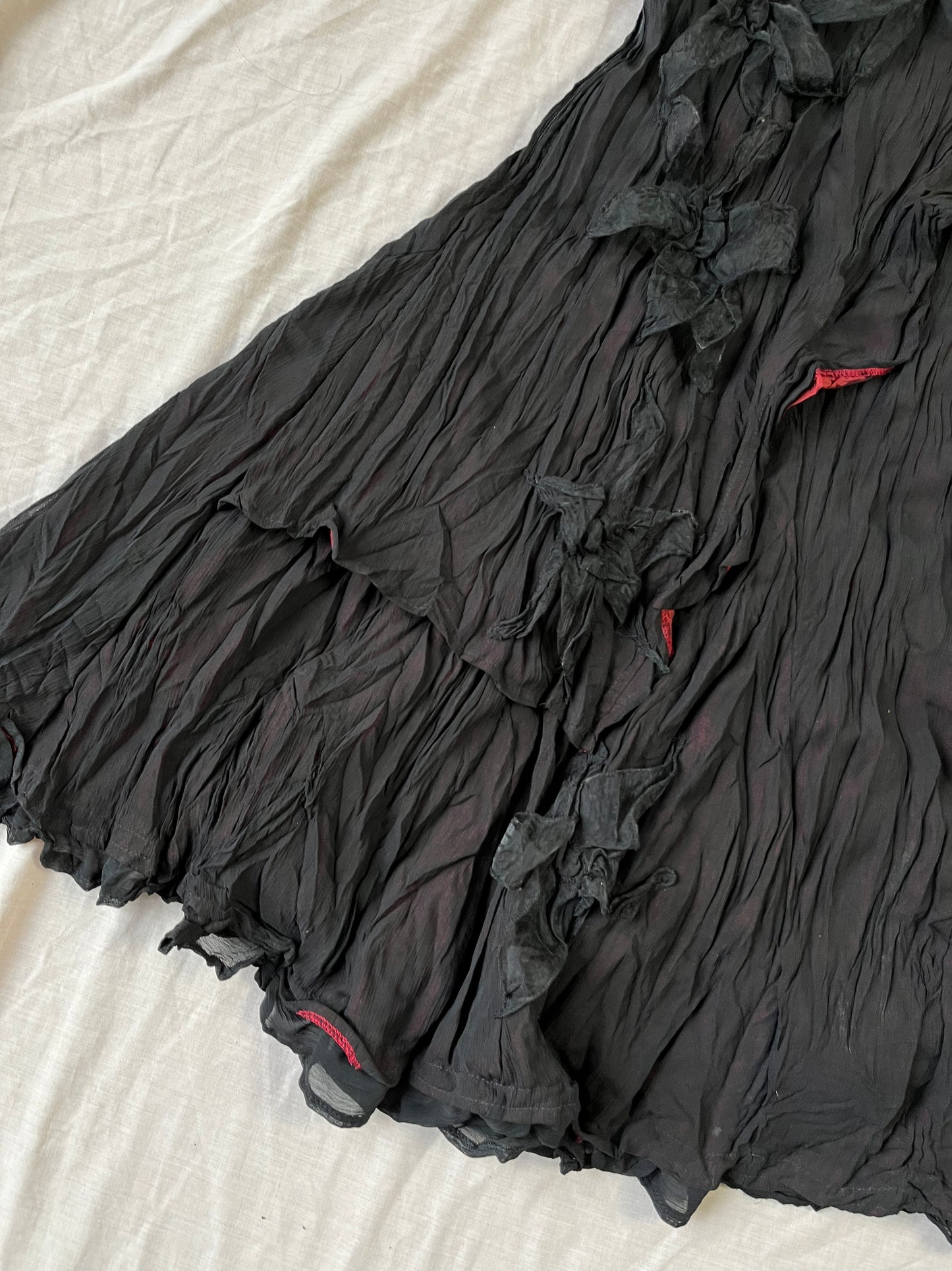 Black And Red Dress UK 10