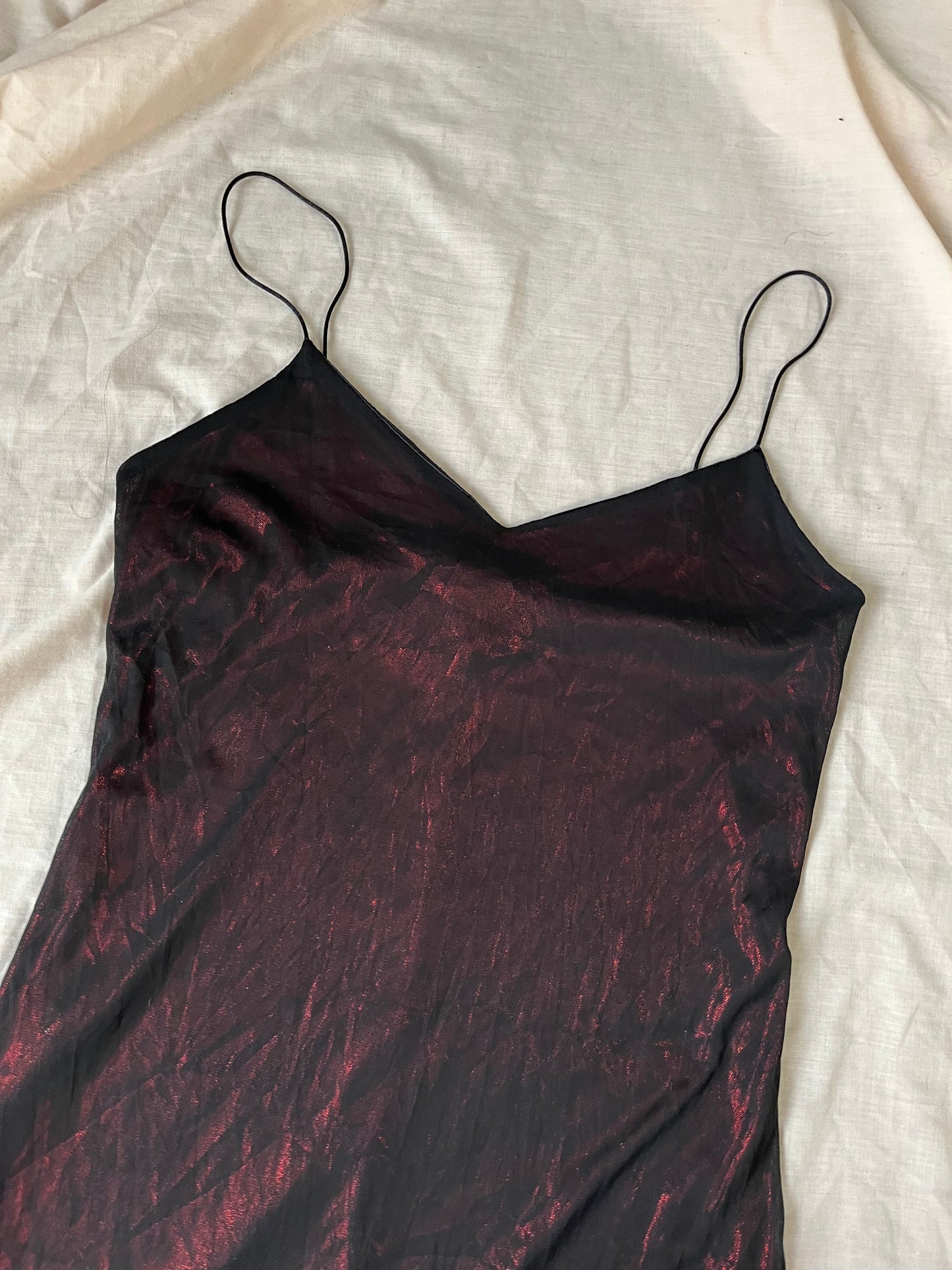 Red And Black Dress UK 10-12