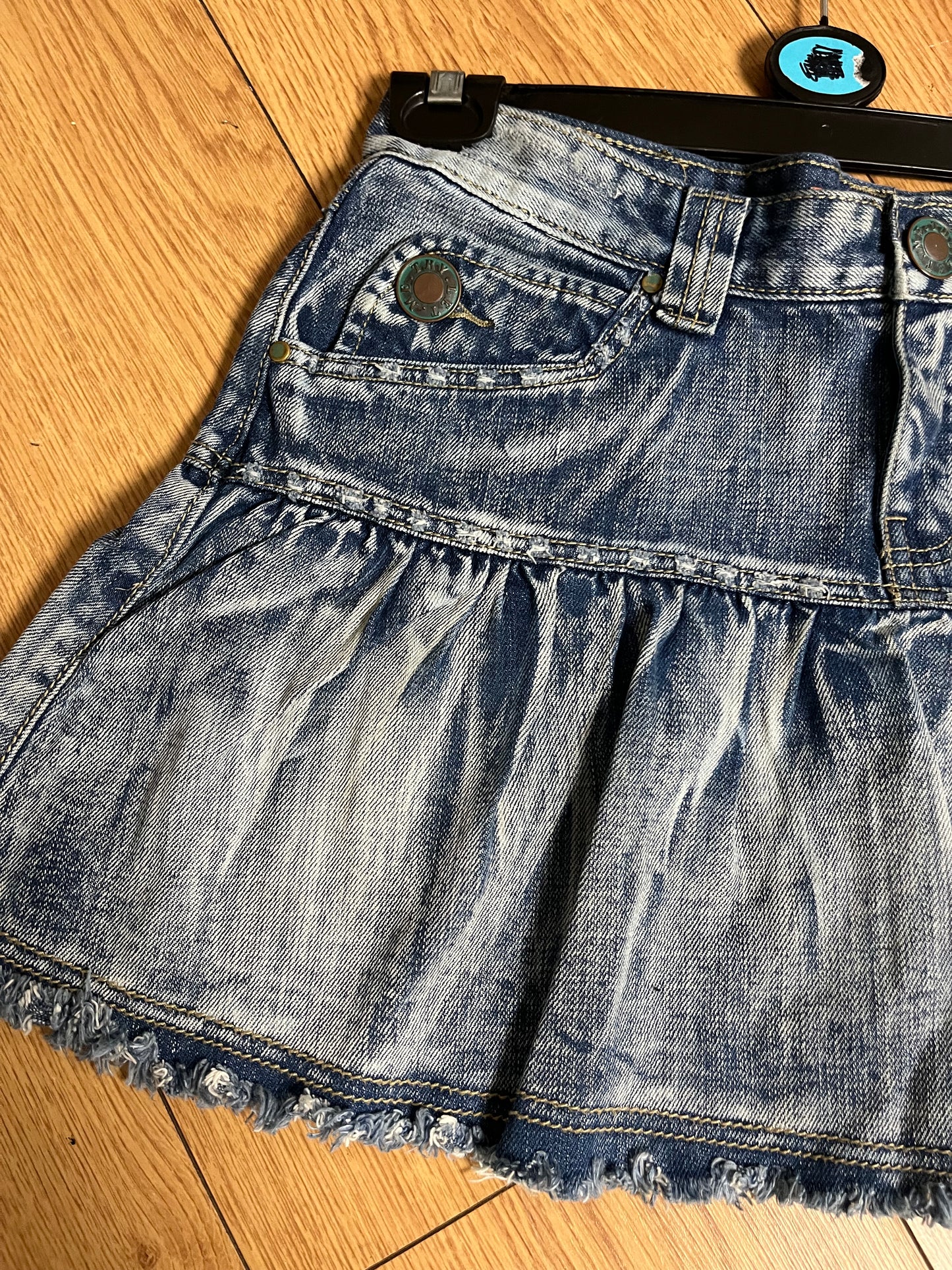 Denim Mini Skirt UK 12