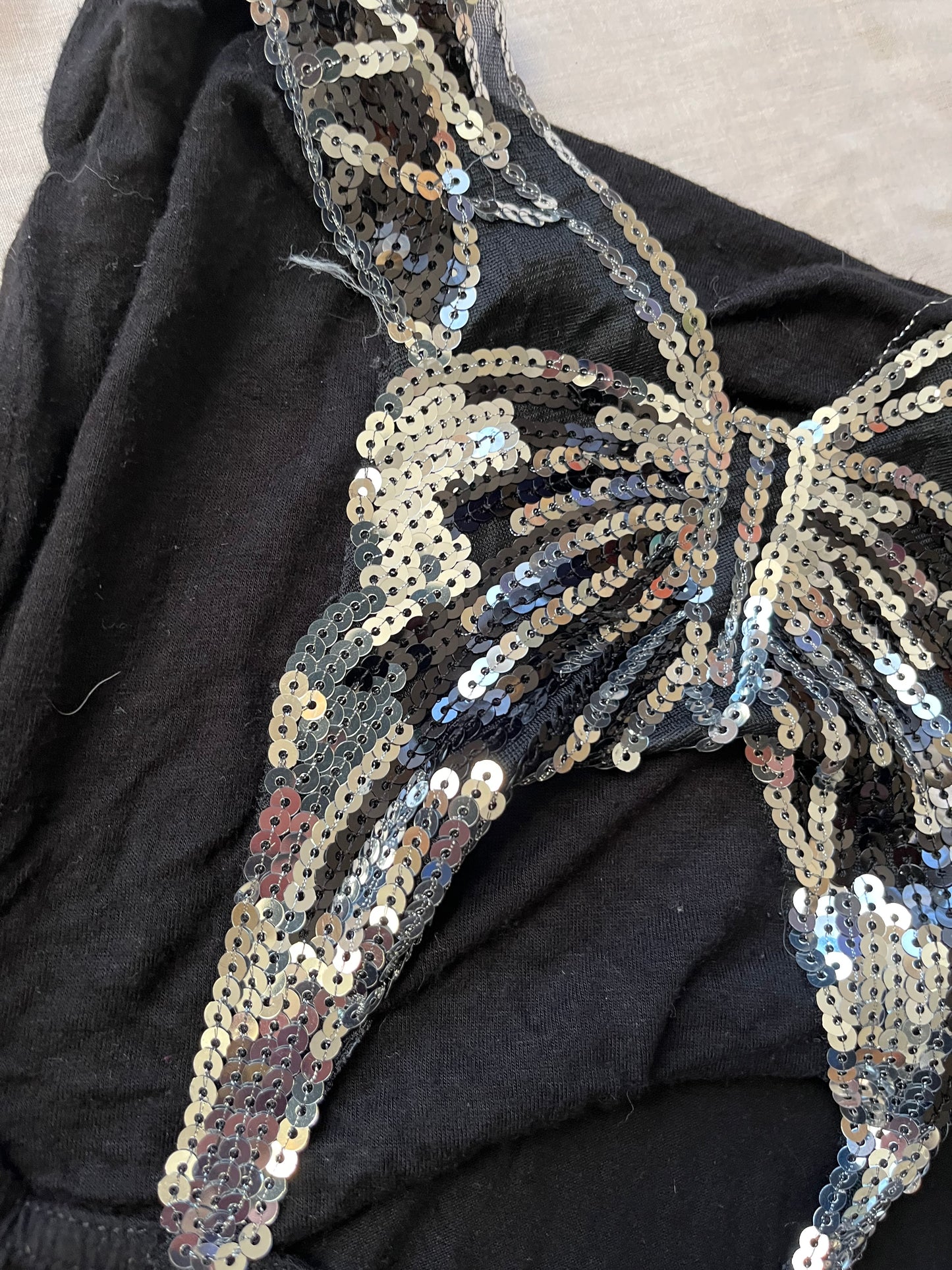 Butterfly Sequin Top - UK 8-10