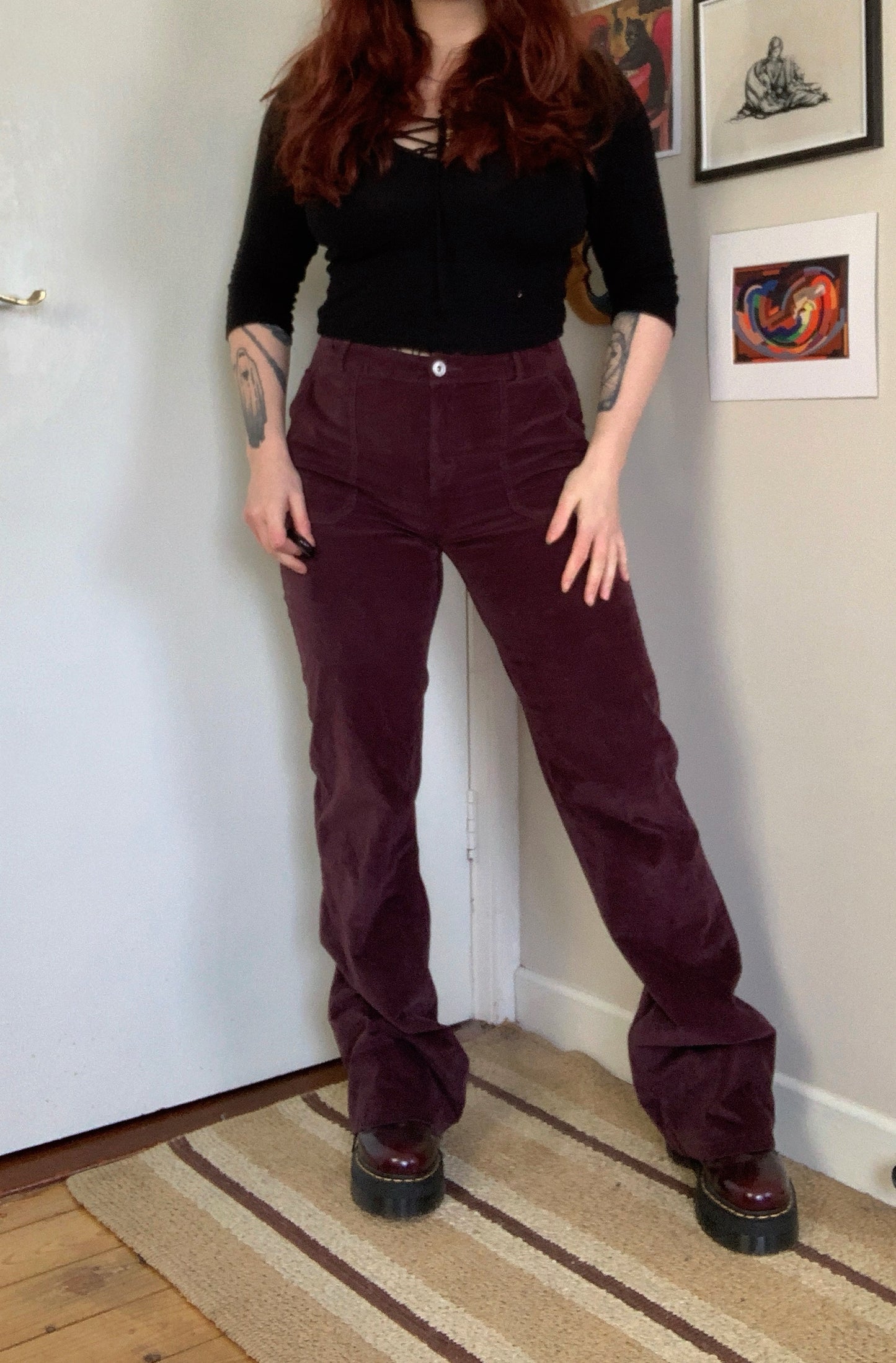 Madeline 00s Corduroy Pants UK 10-12